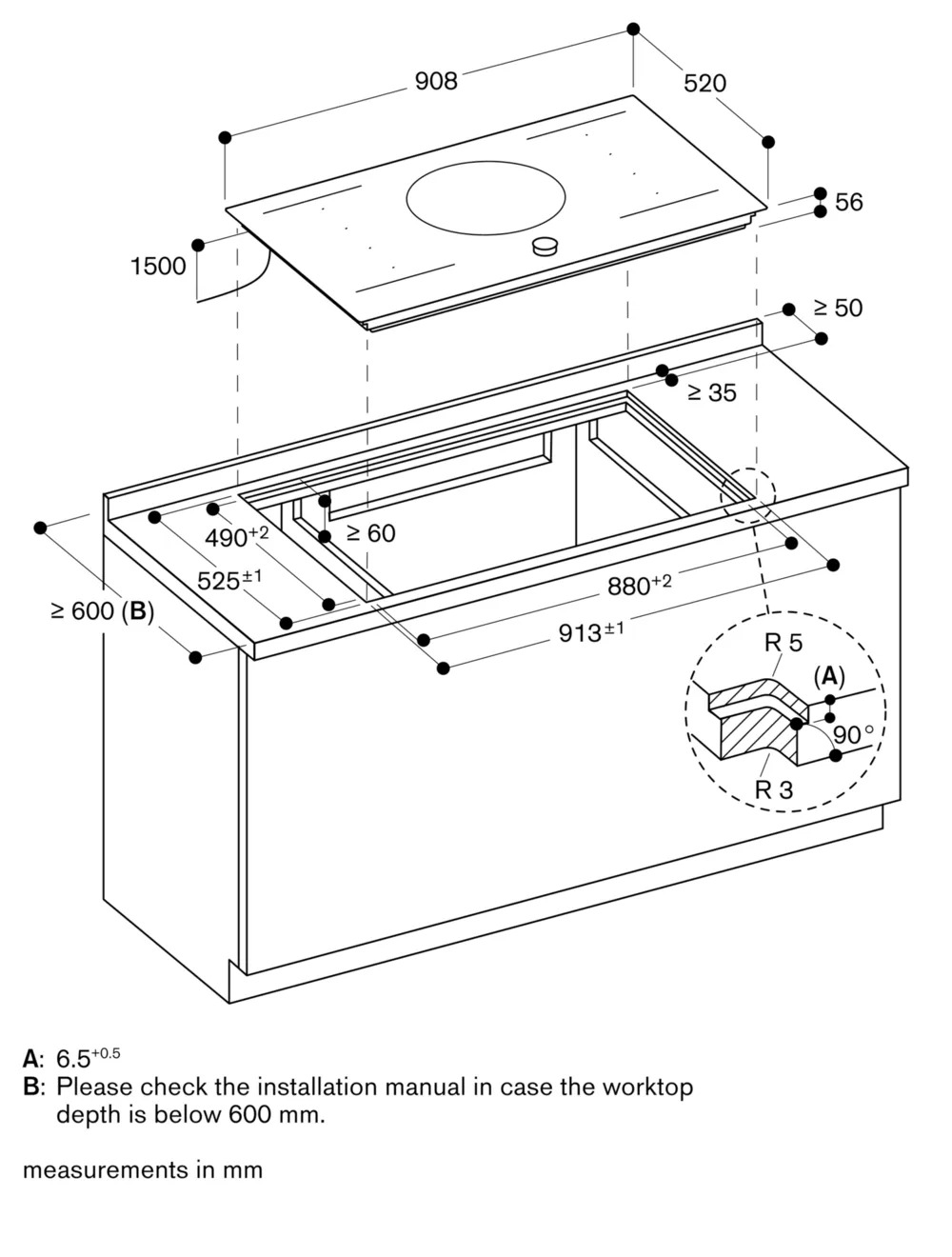 Gaggenau 200 series induction hob