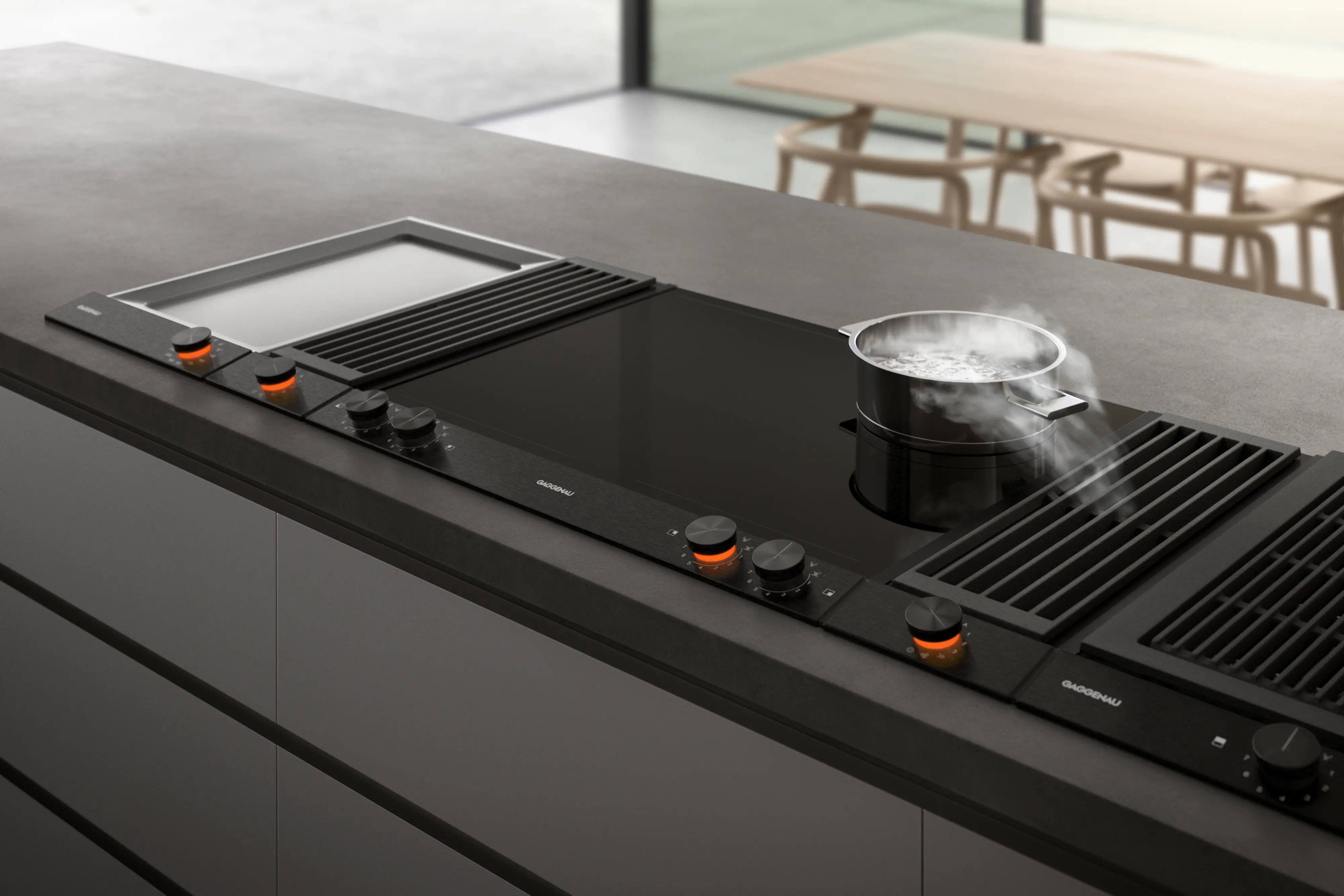 Gaggenau Series 200 Vario downdraft ventilation