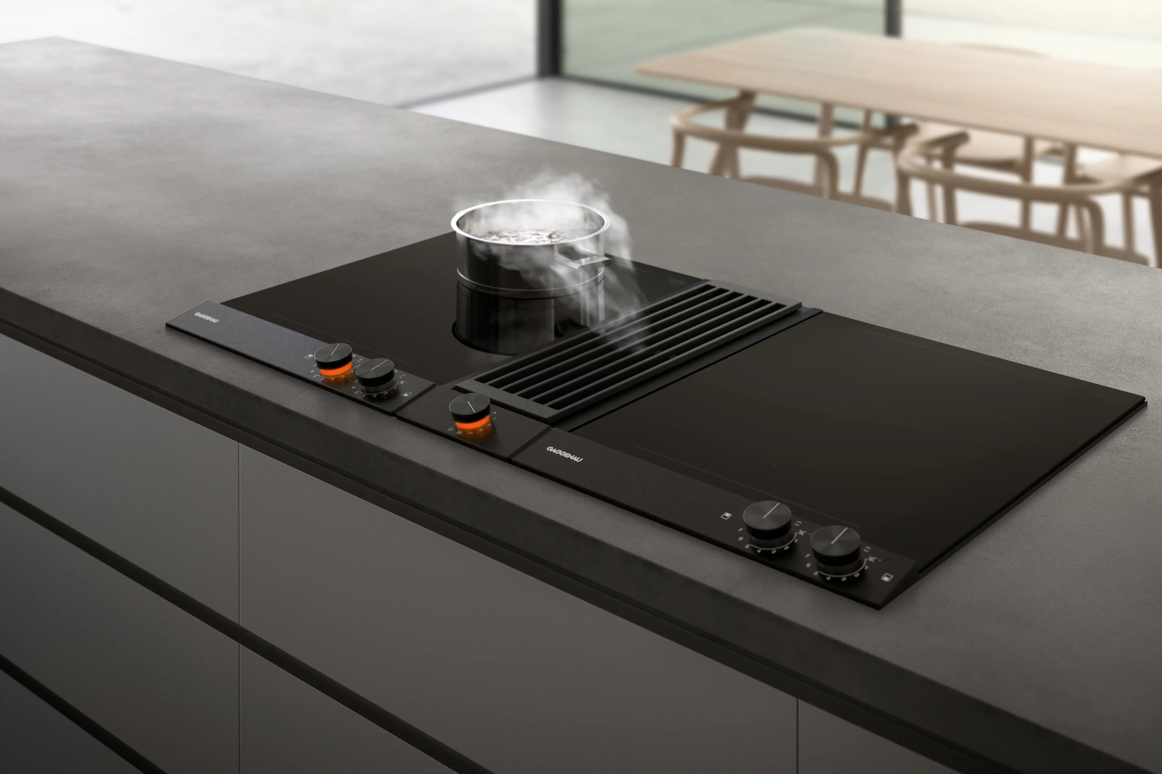 Gaggenau Series 200 Vario downdraft ventilation