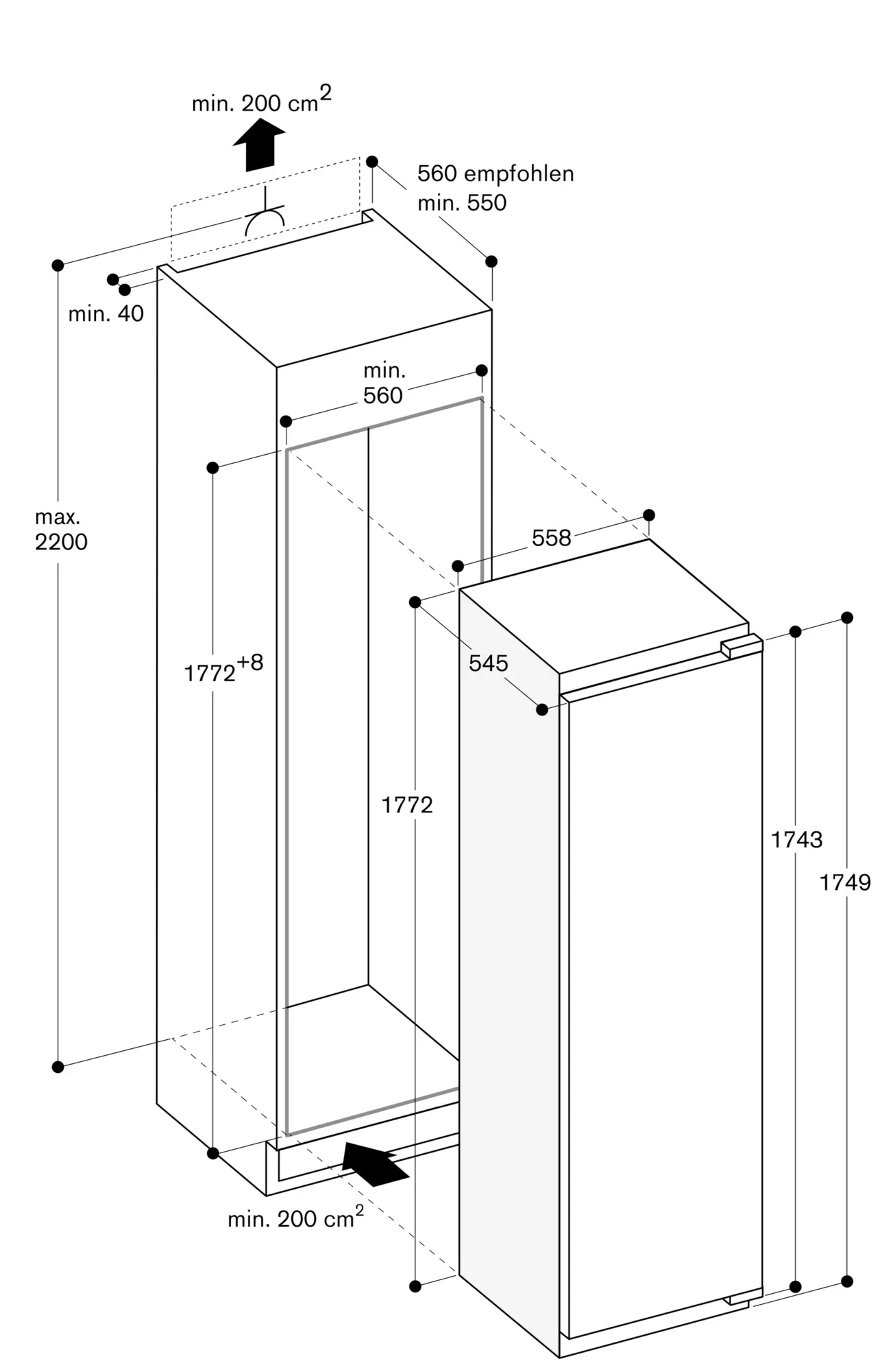 Gaggenau Series 200 Vario freezer 287