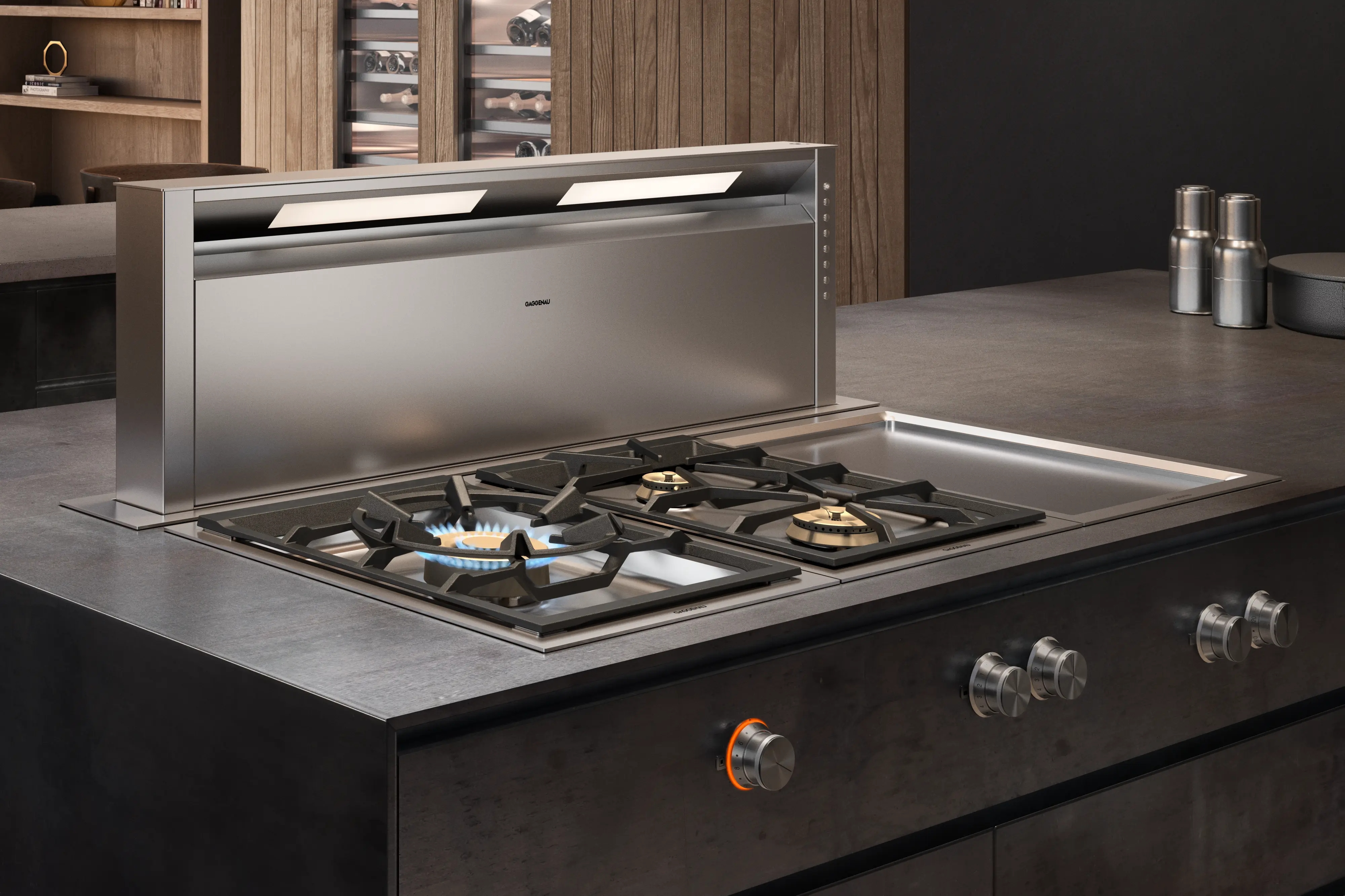 Gaggenau Series 400 Vario gas hob, liquid gas 415