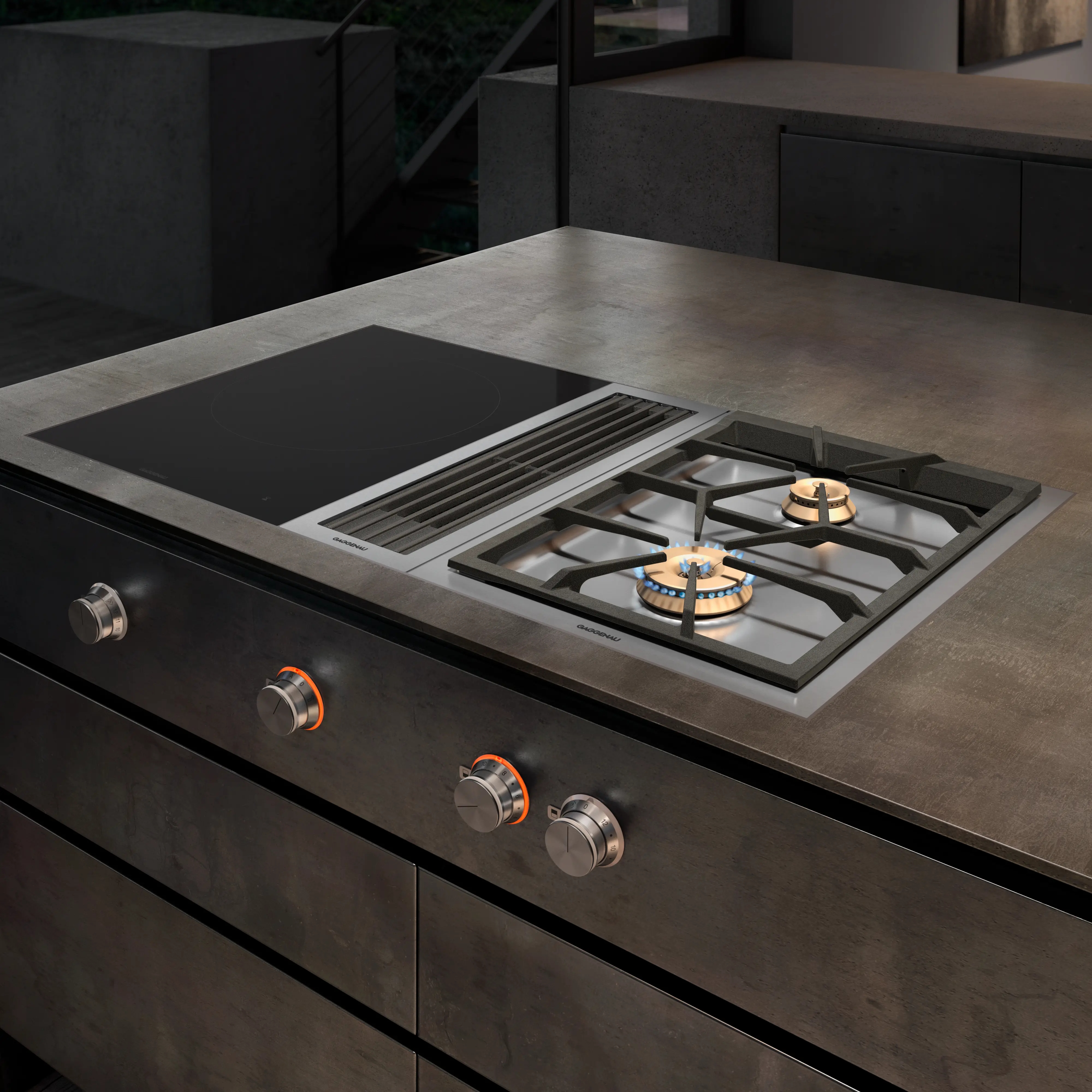 Gaggenau Series 400 Vario gas hob, liquid gas 425