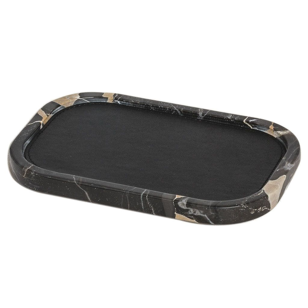 Polo Marble Stackable Valet Tray Rectangular Mini