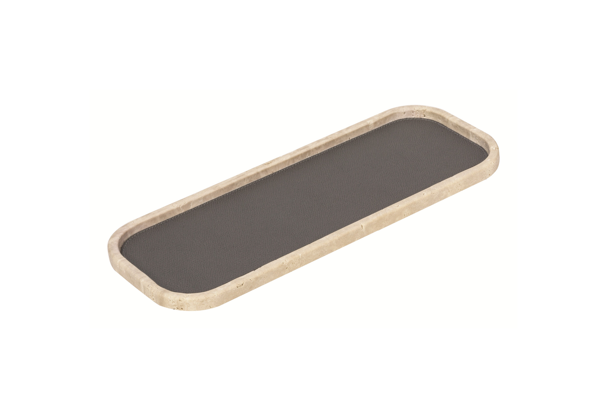 Polo Marble Stackable Valet Trays Long Rectangular Large