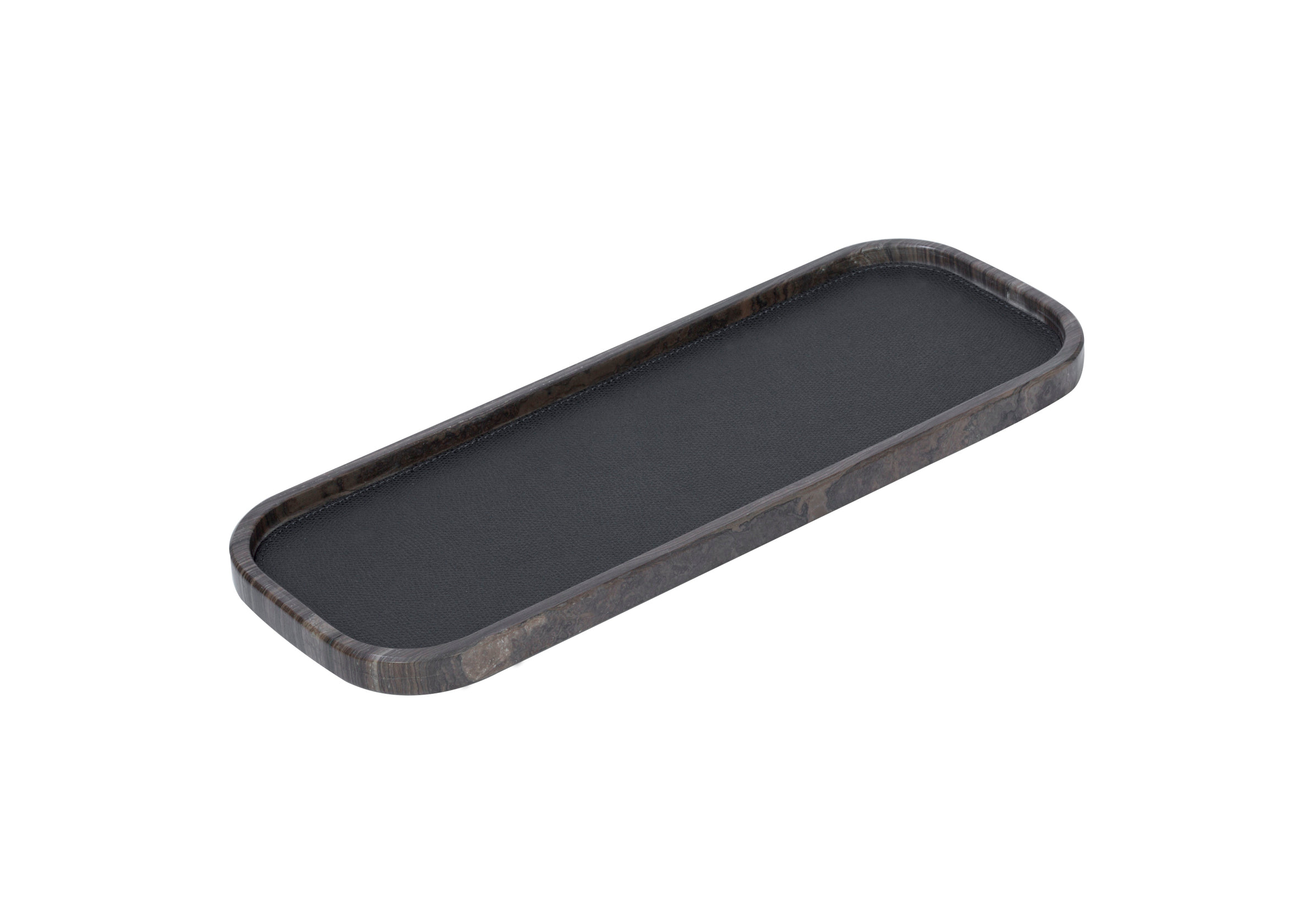 Polo Marble Stackable Valet Trays Long Rectangular Large