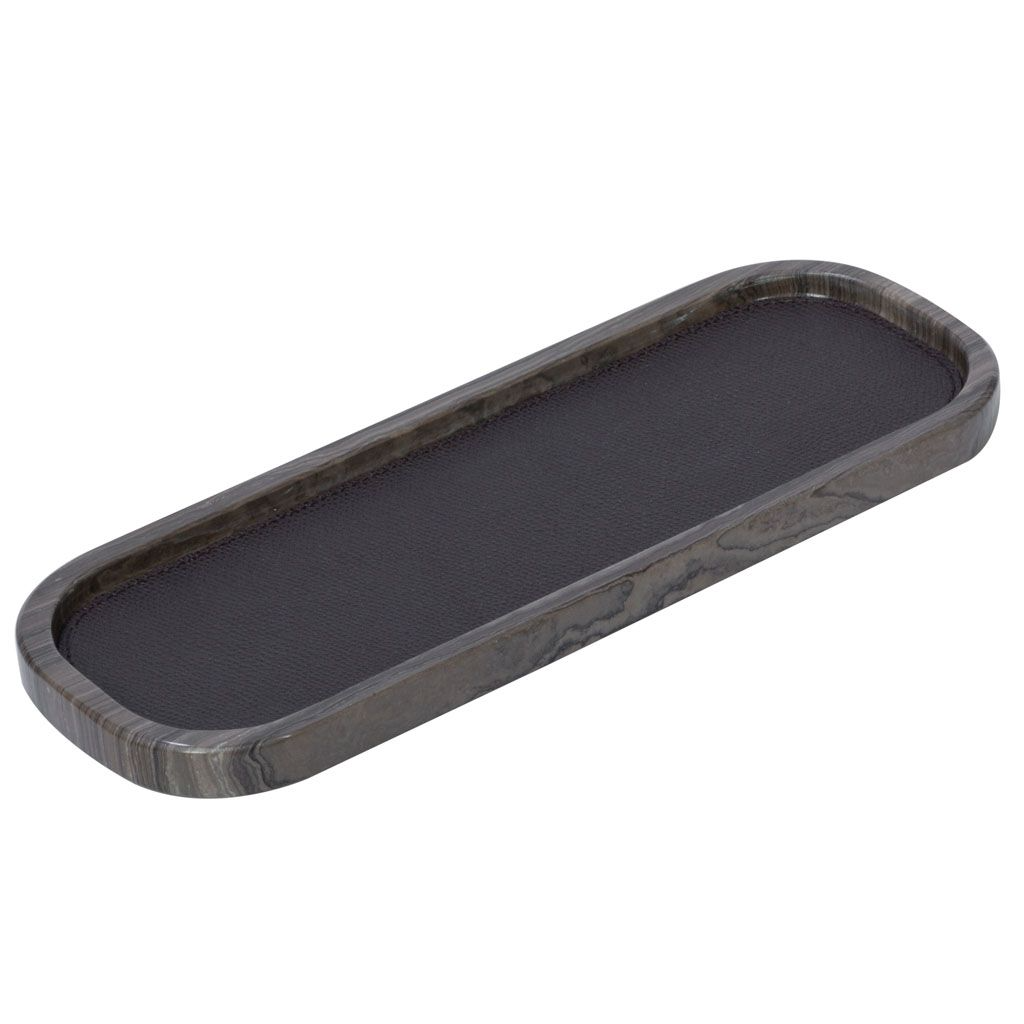 Polo Marble Stackable Valet Trays Long Rectangular Small