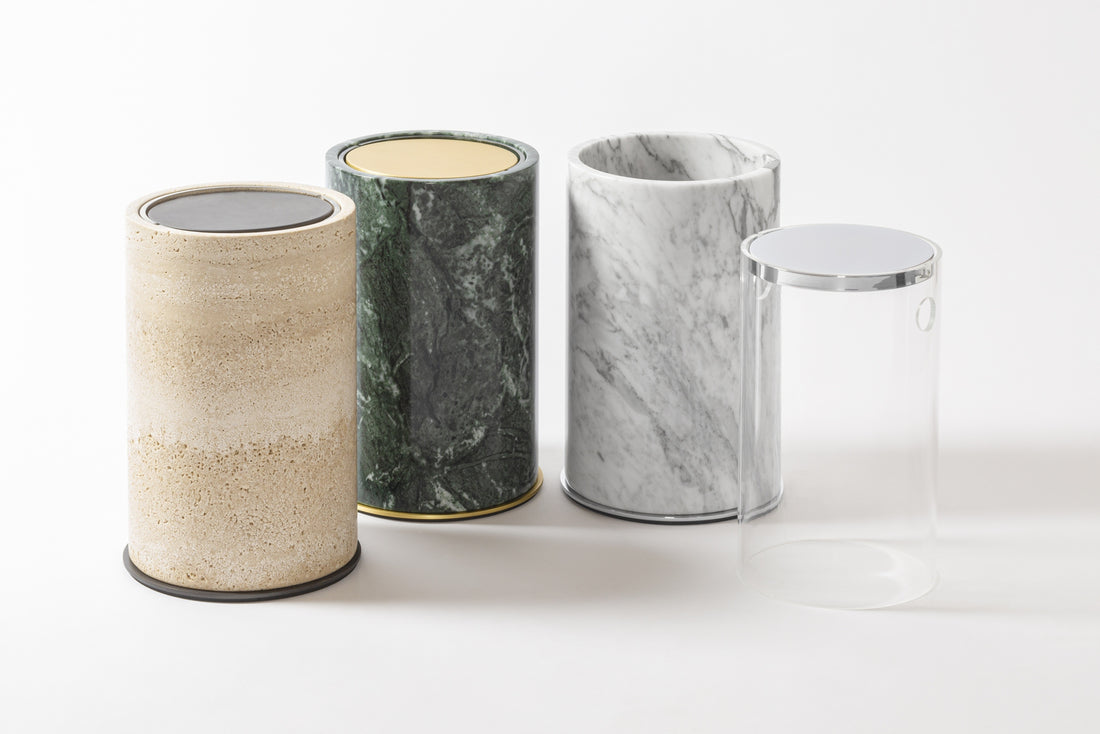 Positano Marble Bin Round