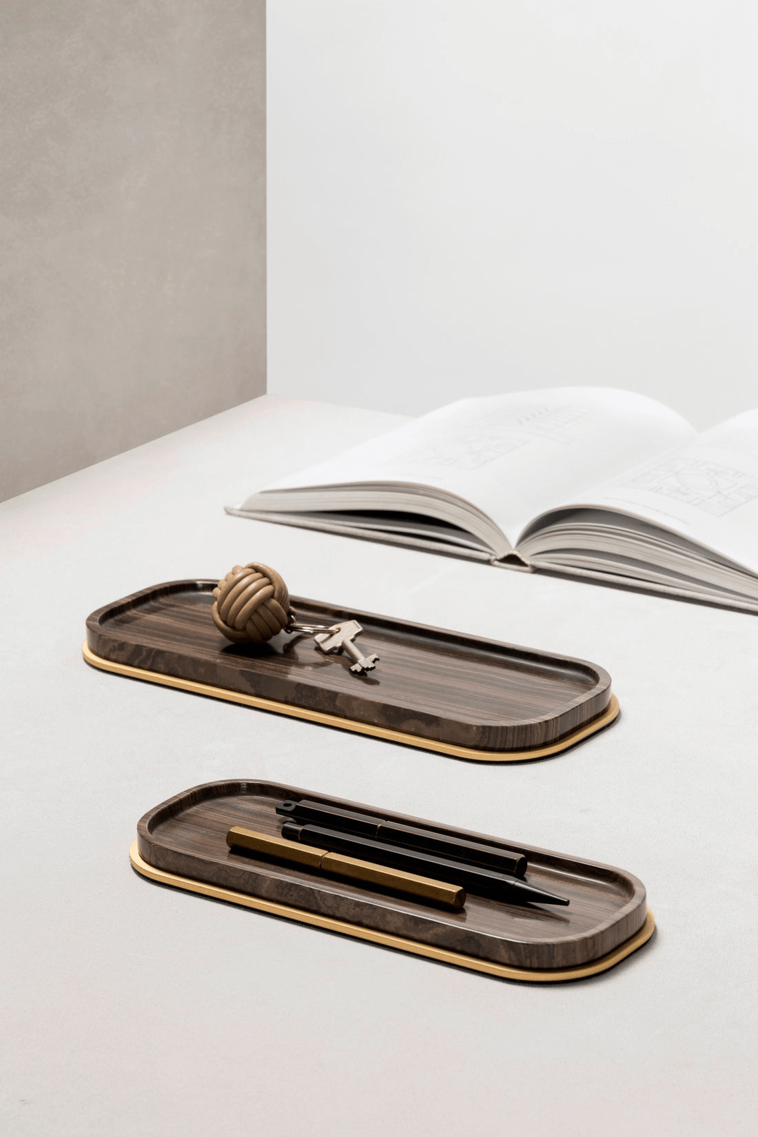 Positano Marble Valet Tray Long