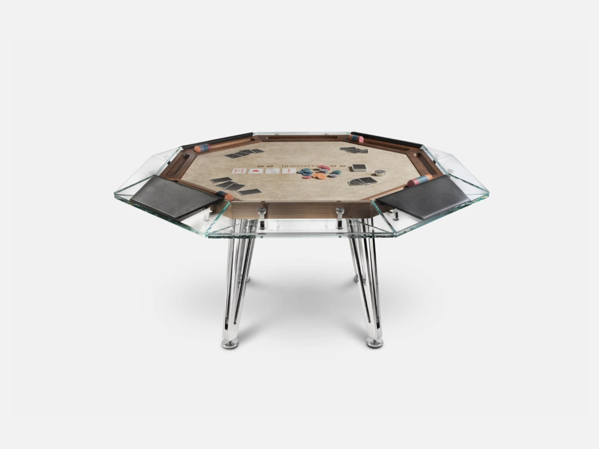 Unootto Wood card game table
