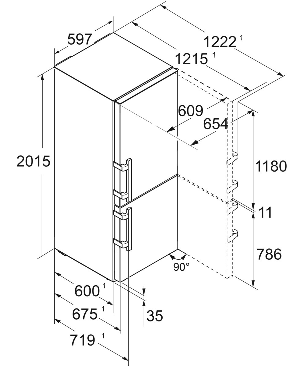 Refrigerator CBNbsa10 575i