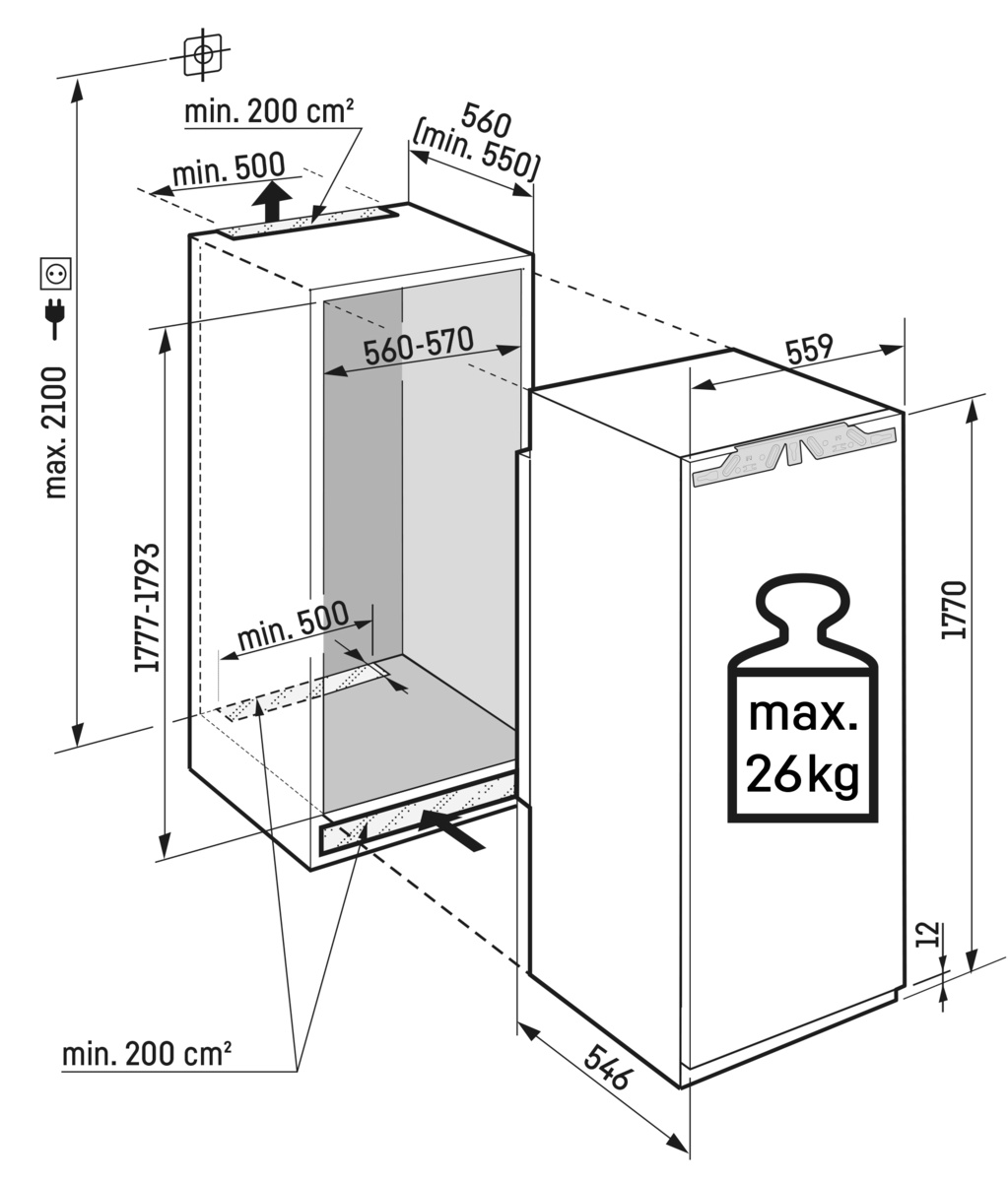 Refrigerator IRBAc 5171 Peak BioFresh