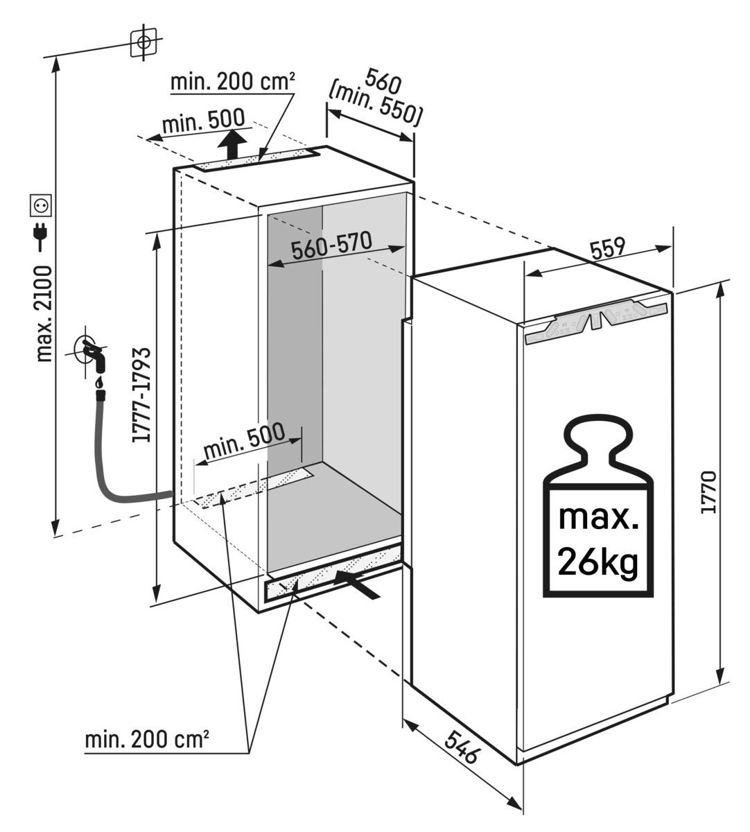 Refrigerator IRBAc 5190 Peak BioFresh