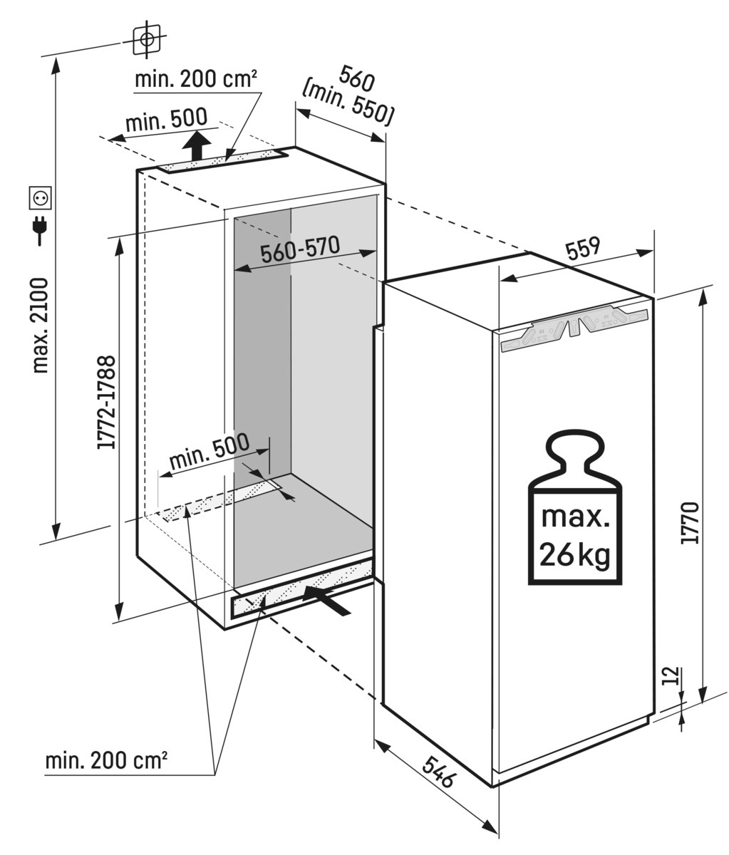 Refrigerator IRBbi 5150 Prime BioFresh