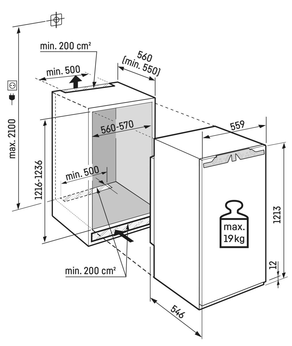 Refrigerator IRc 4120 Plus