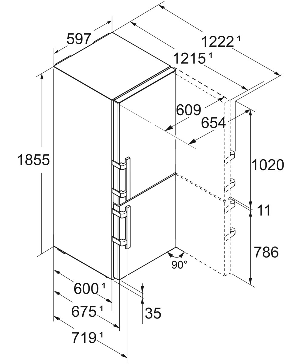 Refrigerator SCNsdc 525i Prime NoFrost