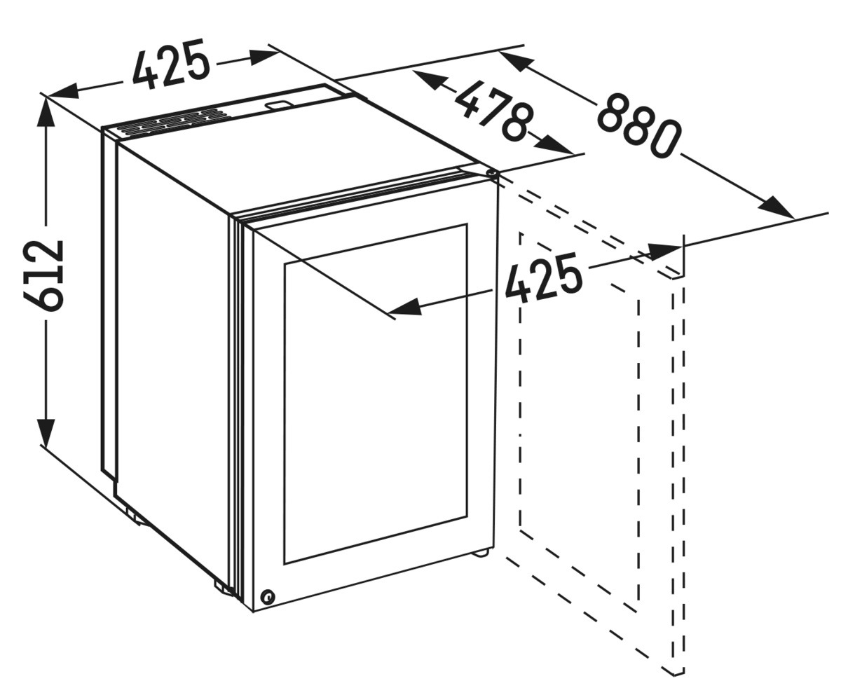 Wine storage fridge WKes 653 GrandCru