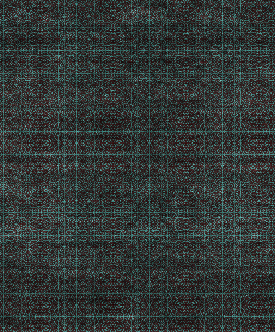 Arabian Geometric Carpet
