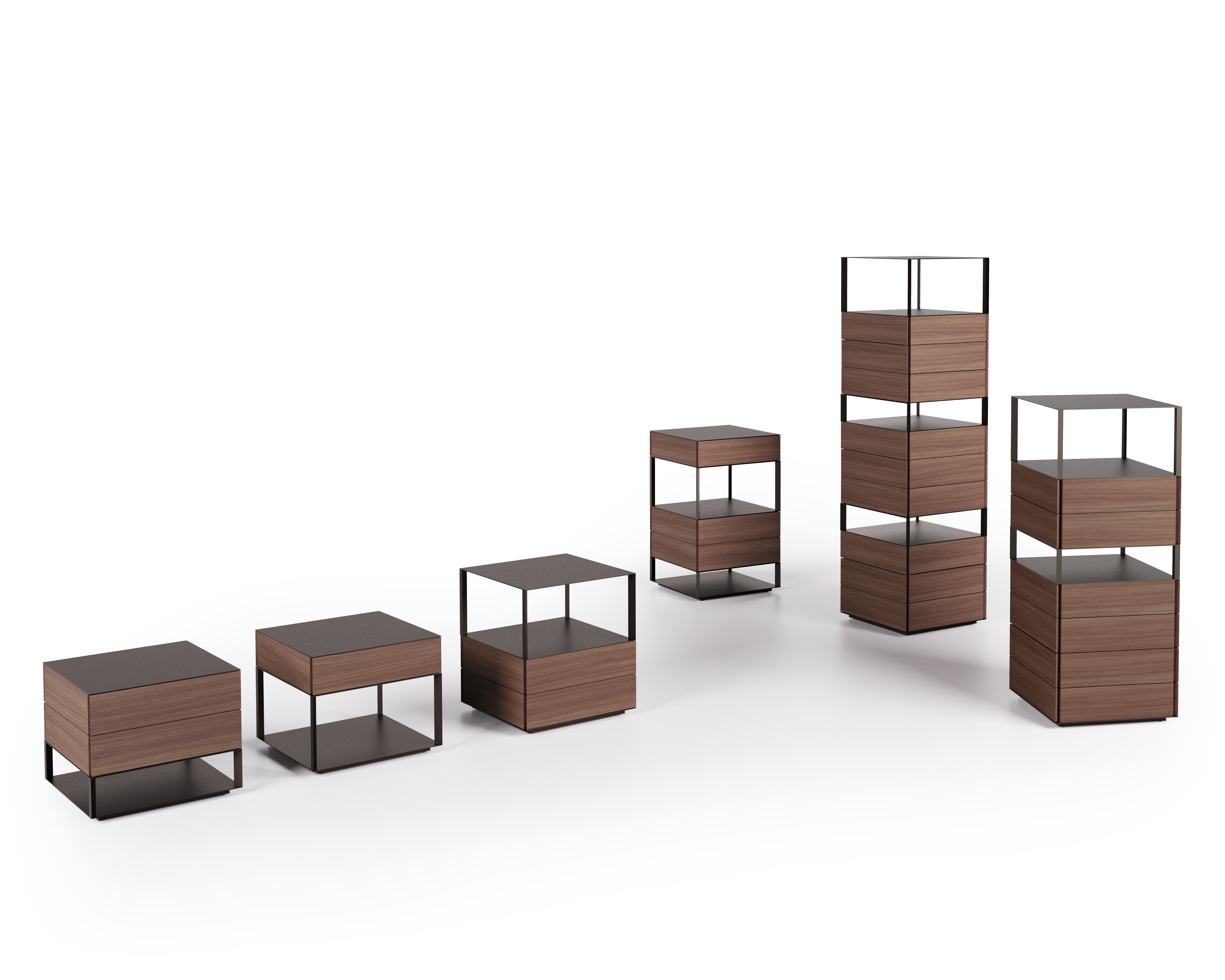 Halfsquare Bedside Table