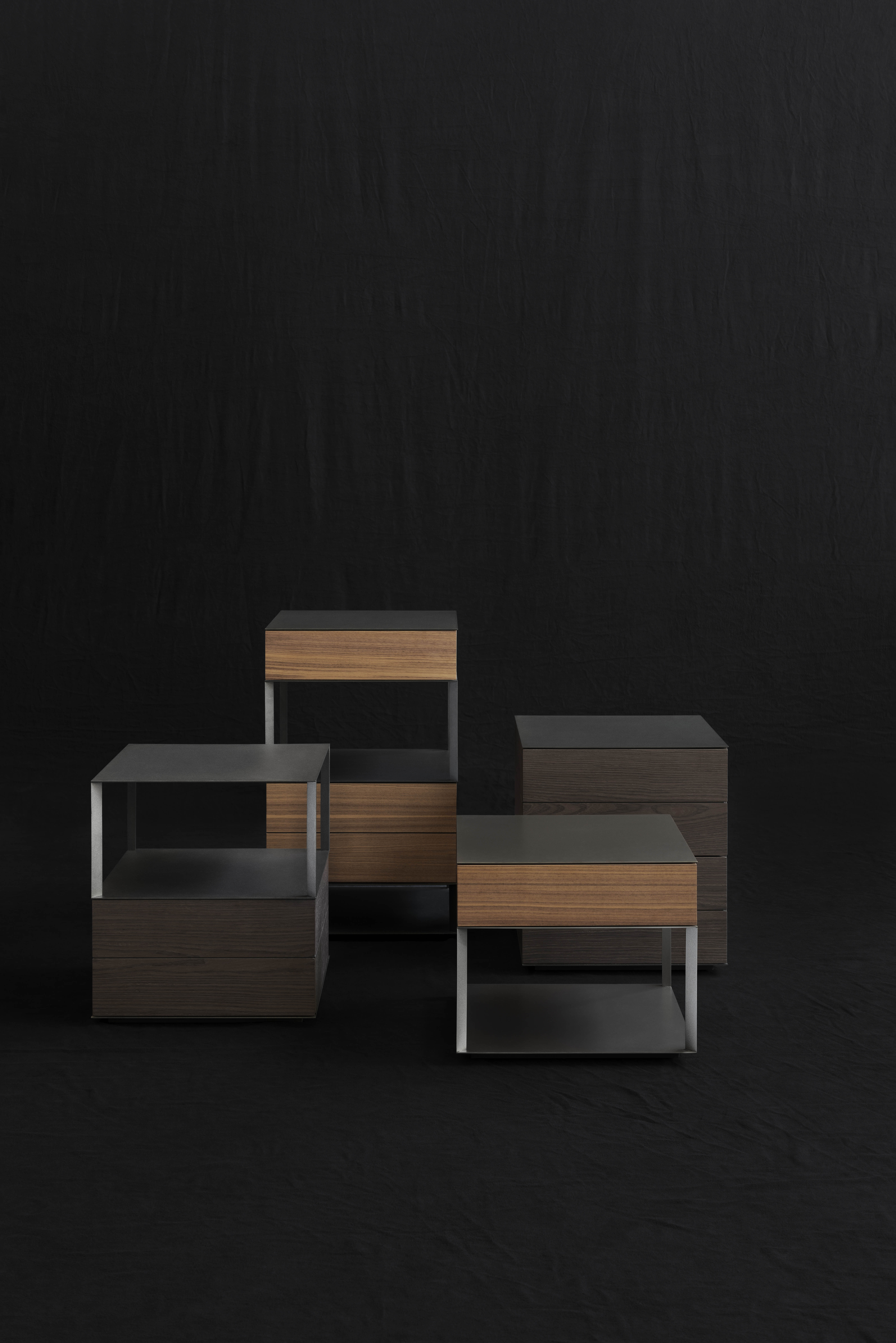 Halfsquare Bedside Table