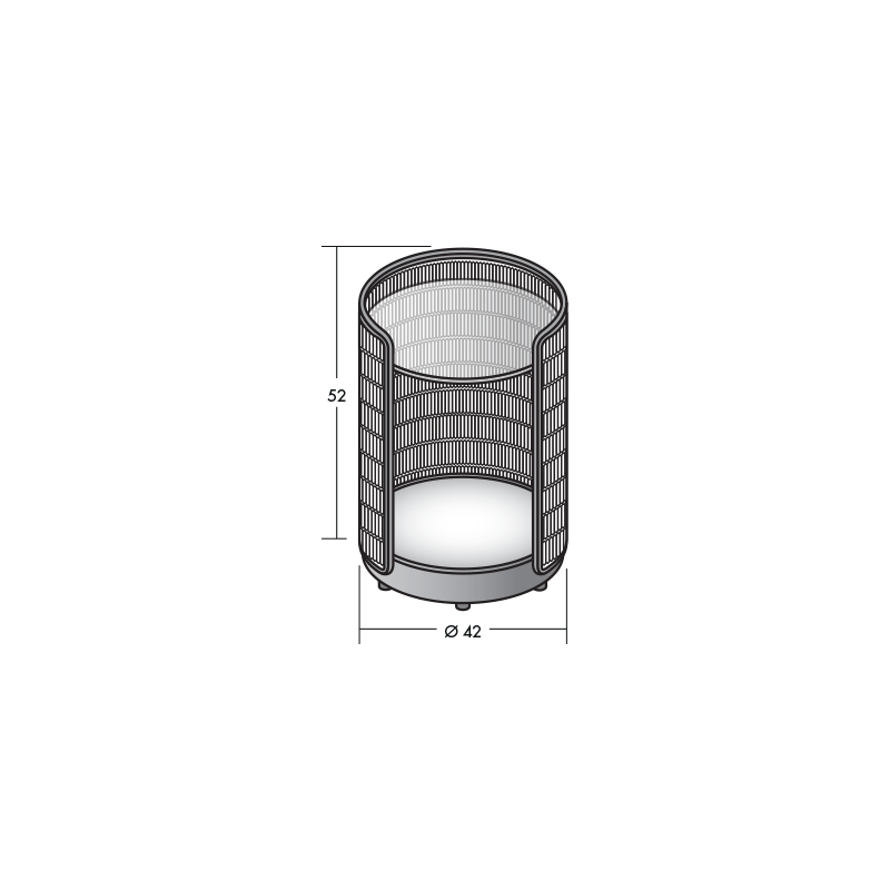  Chiaro di Luna Night Table
