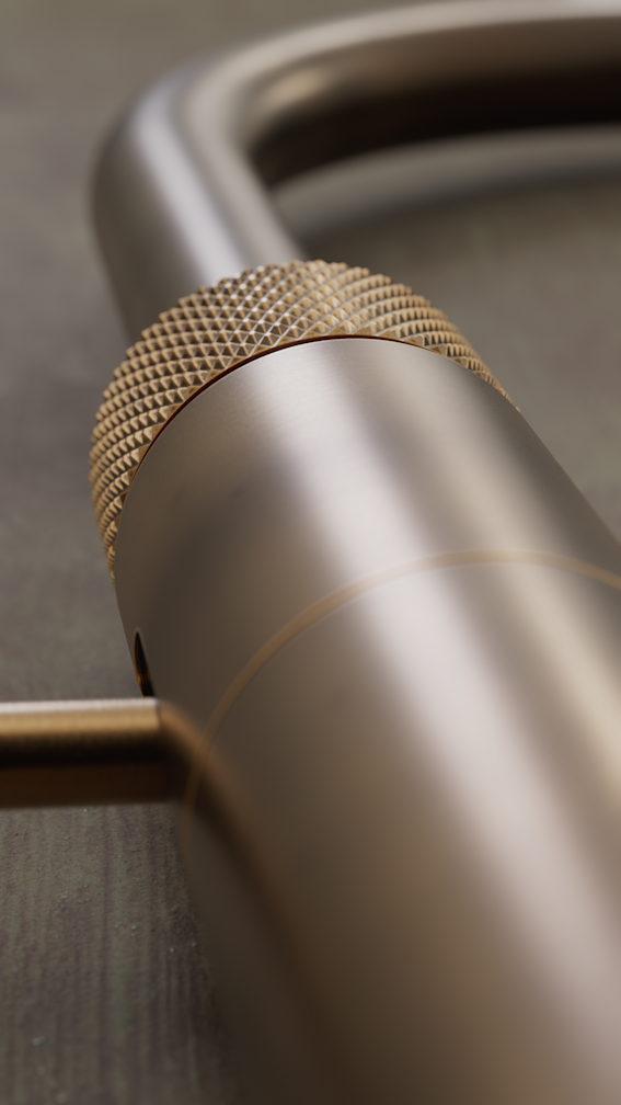 Classic Fusion Round Patinated Brass