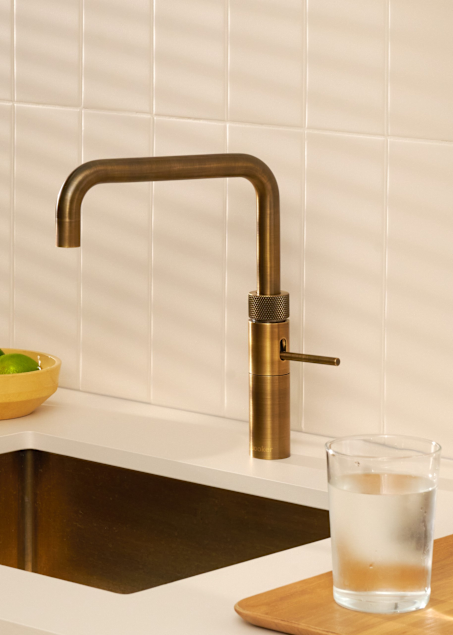 Classic Fusion Square Patinated Brass