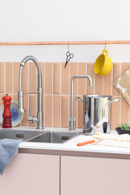 Modern Nordic Square Single Tap Stainless Steel
