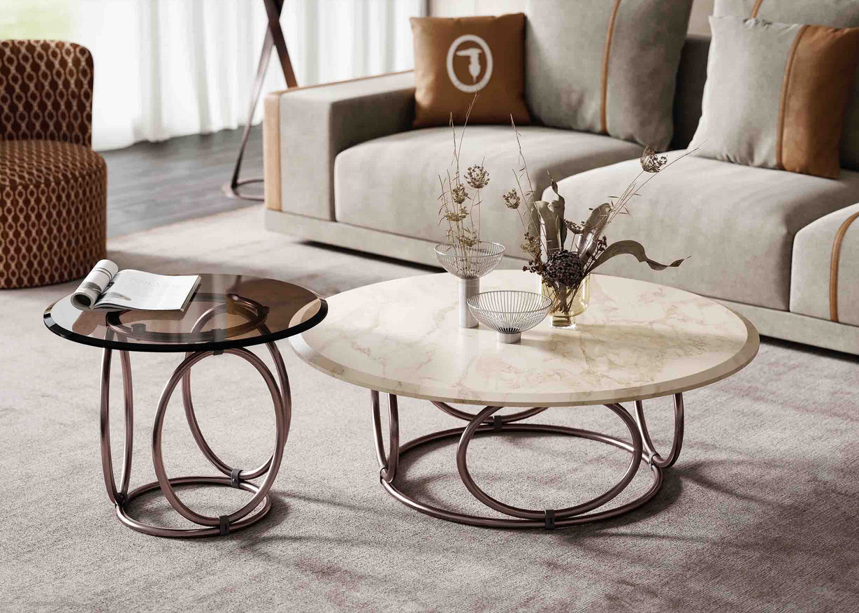 Oval Coffee & Side Table