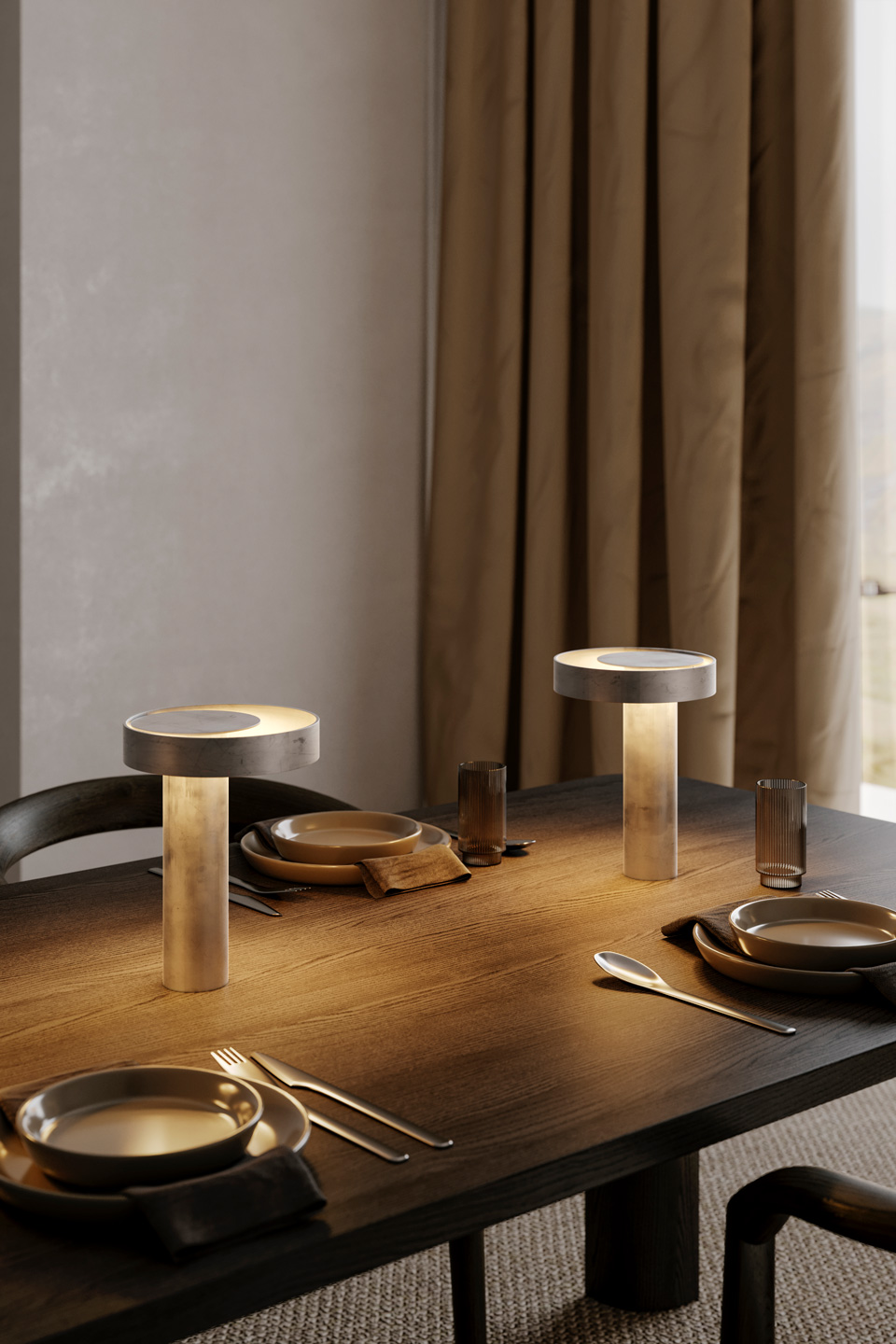 Circle Table Lamp