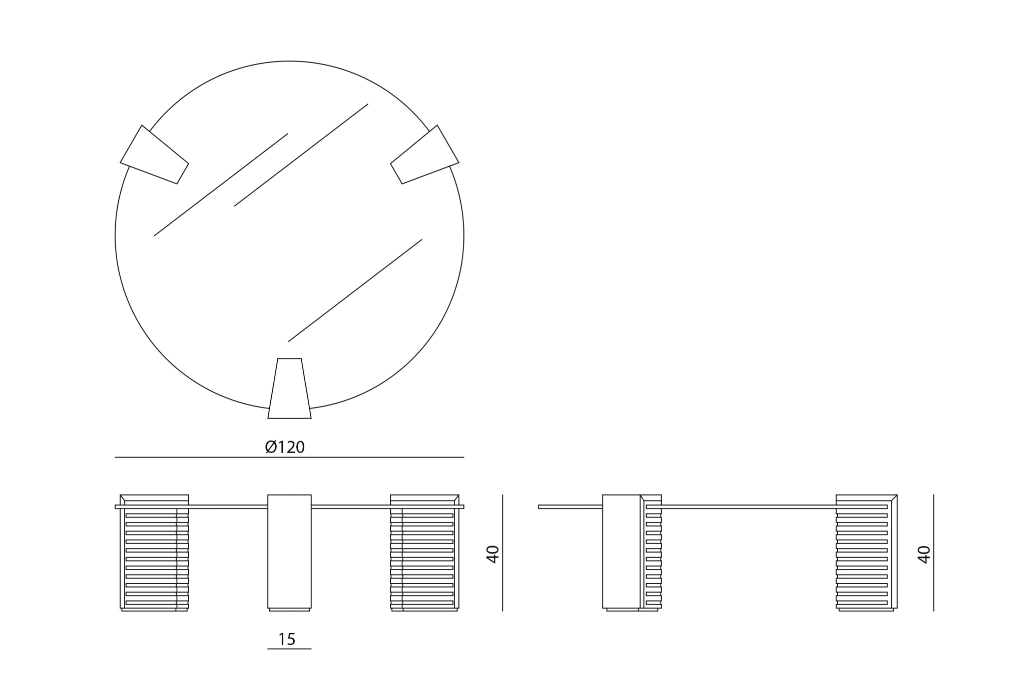 Admeto low table