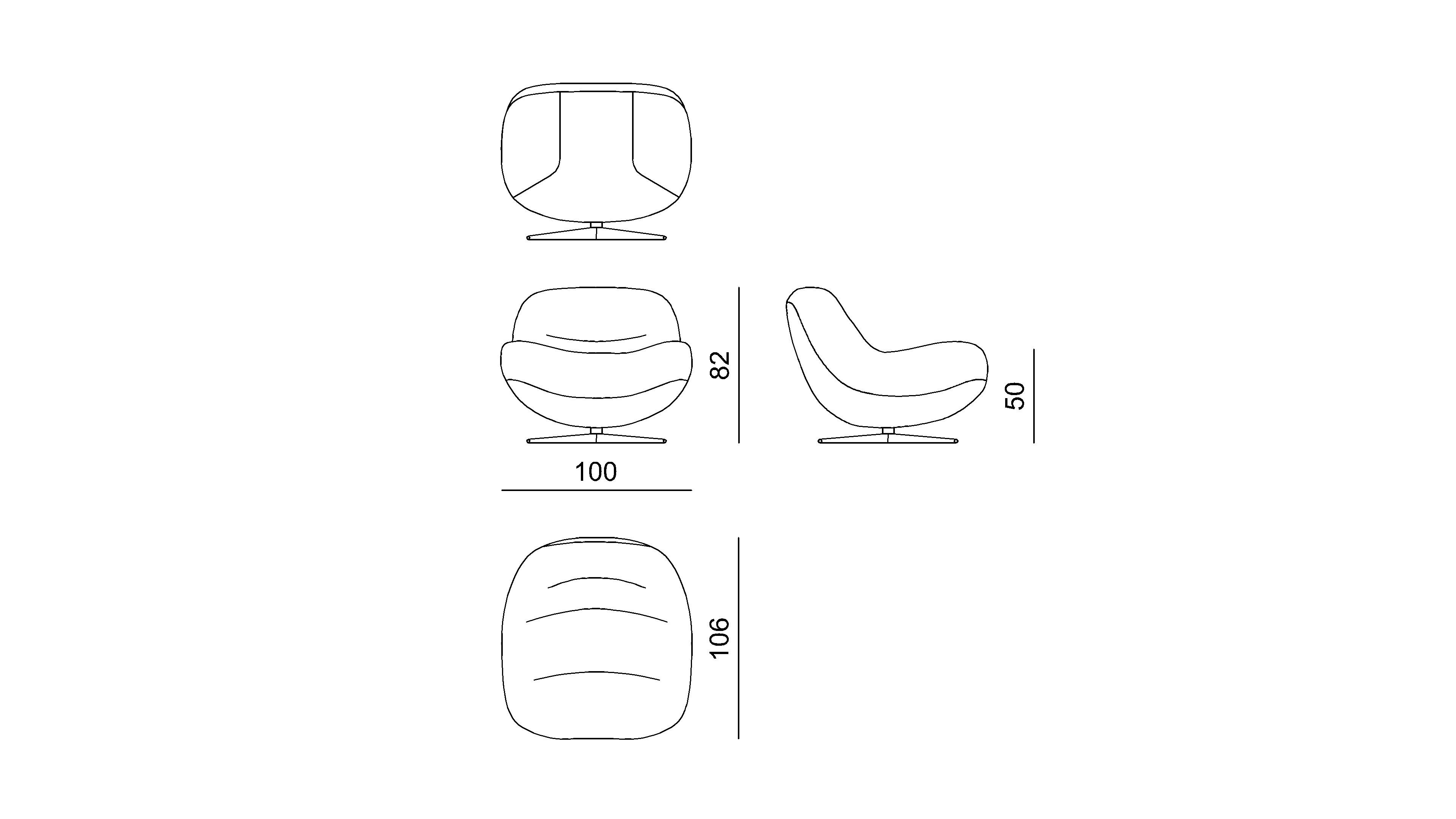 Aura armchair