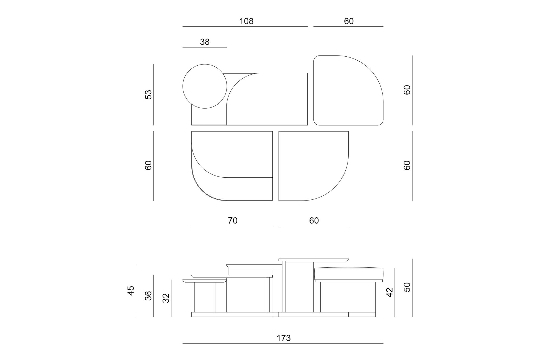 Baliset low table