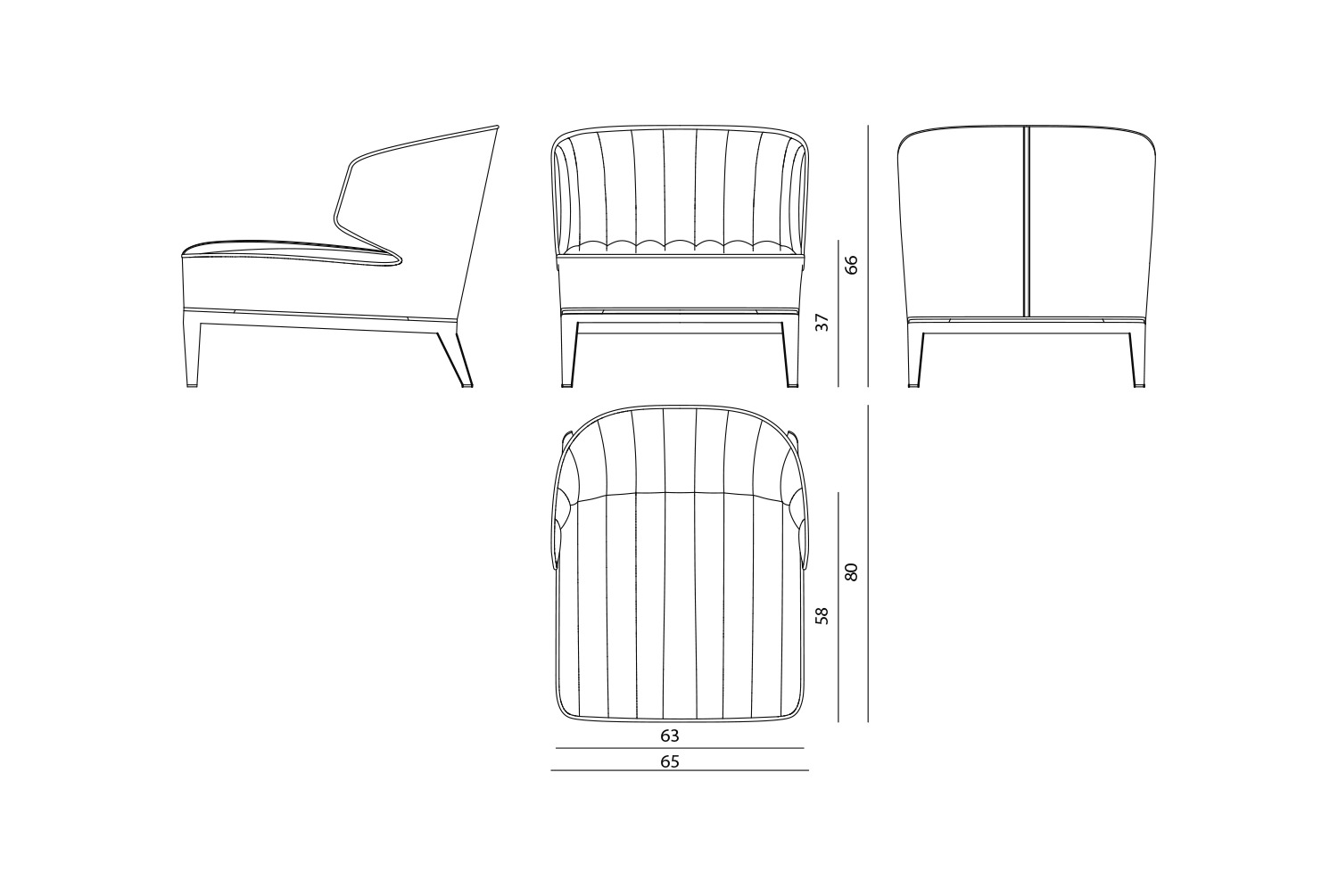 Blondie armchair