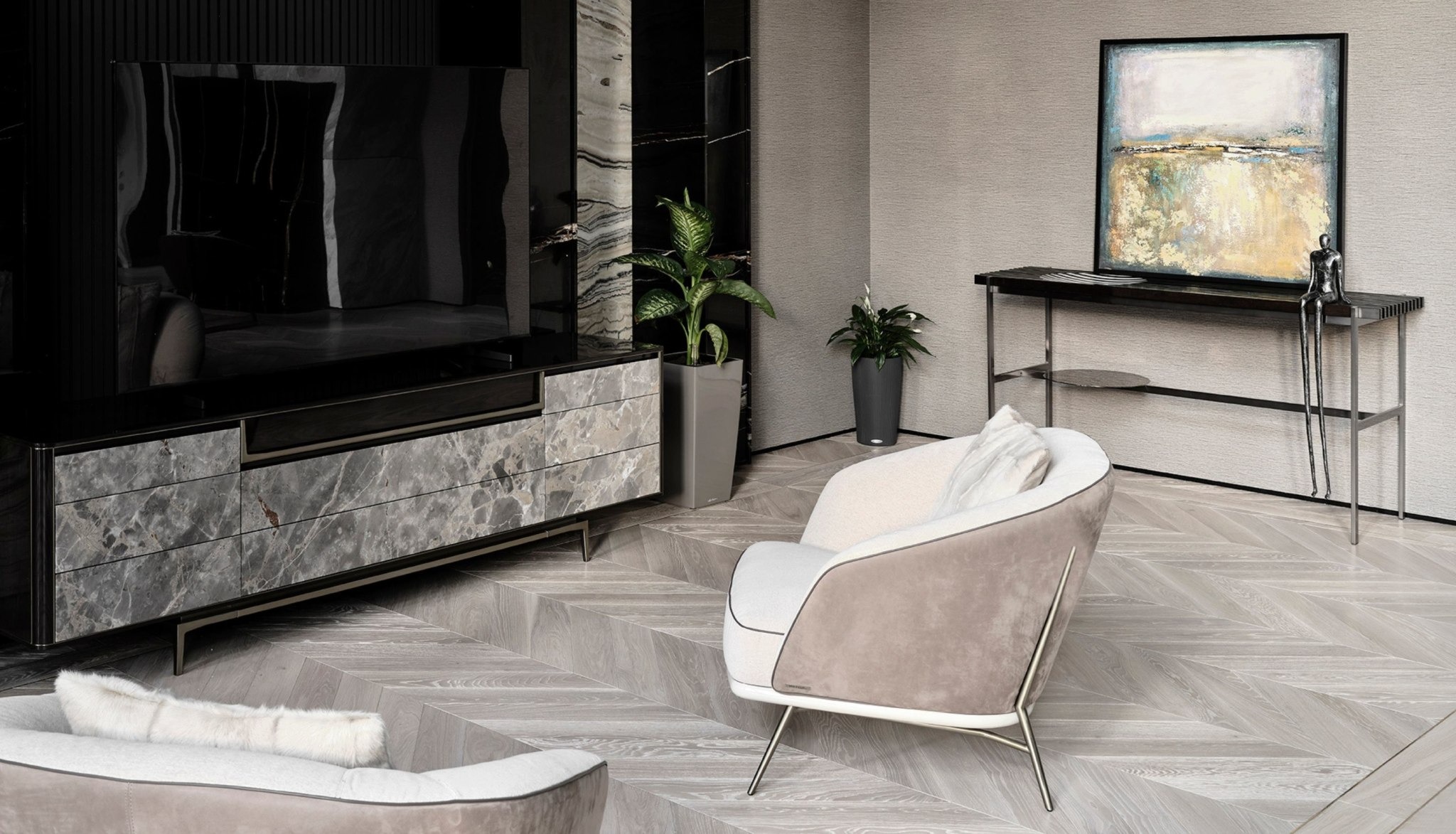 Bluemine armchair