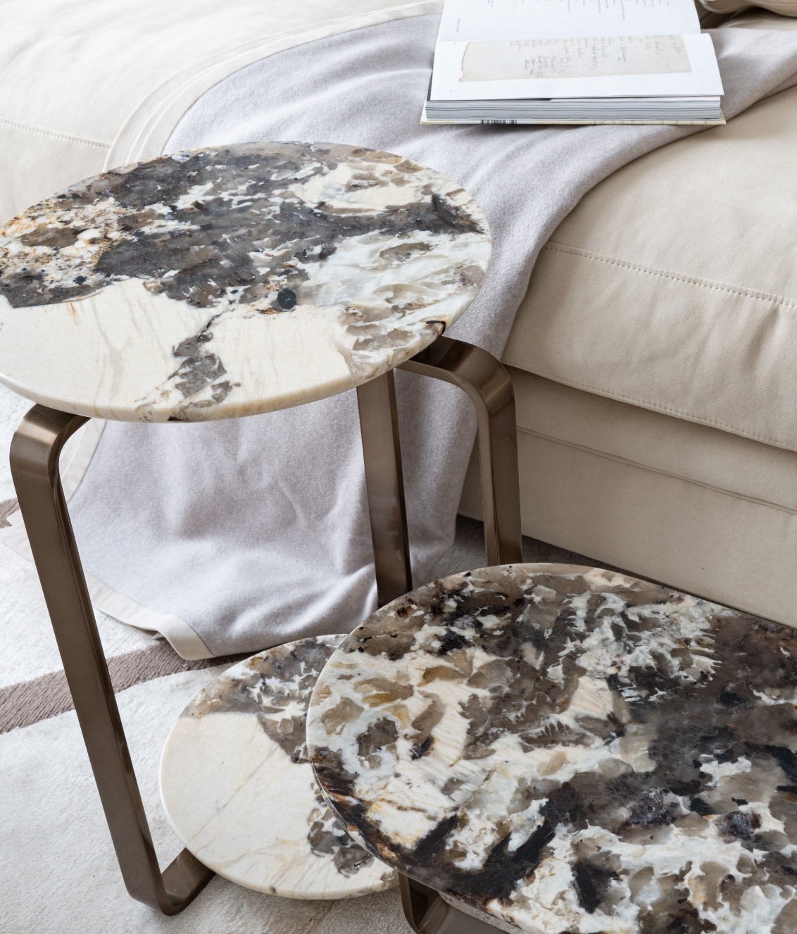 Button low table