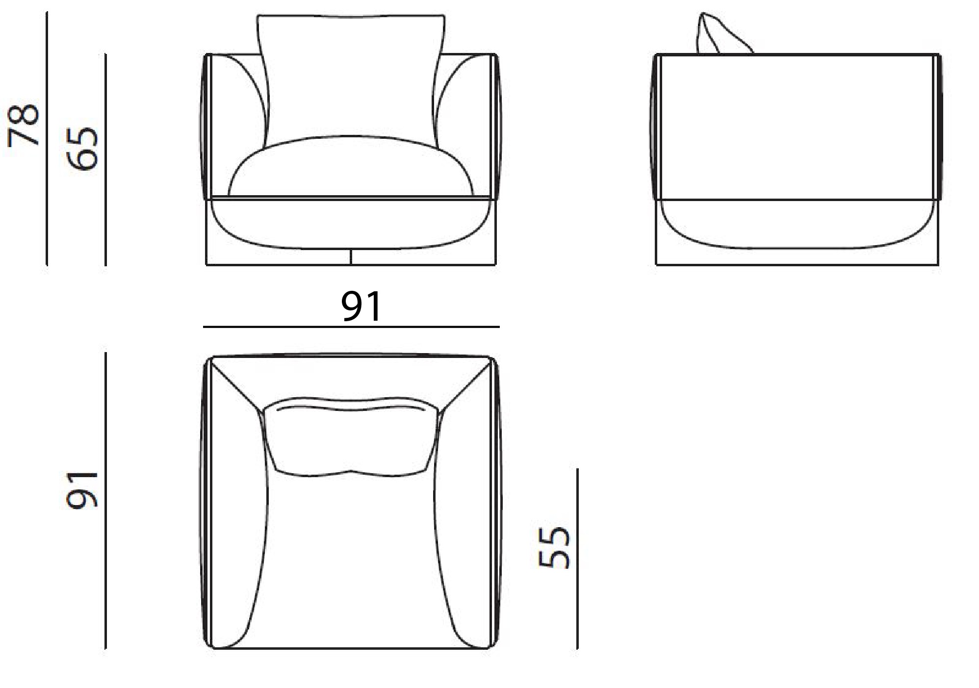 Cà Foscari armchair