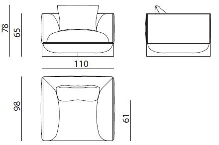 Cà Foscari armchair