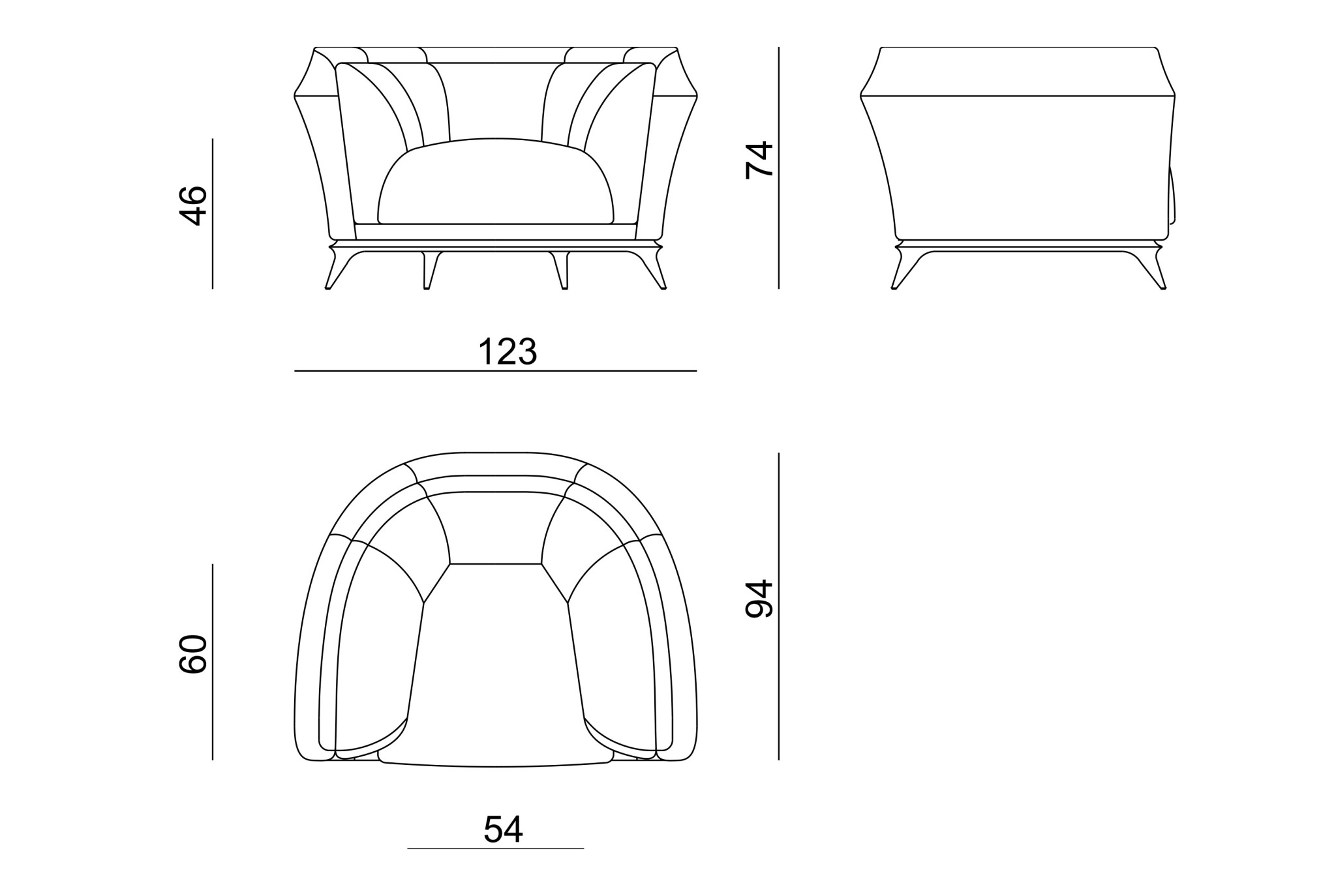Deimos armchair