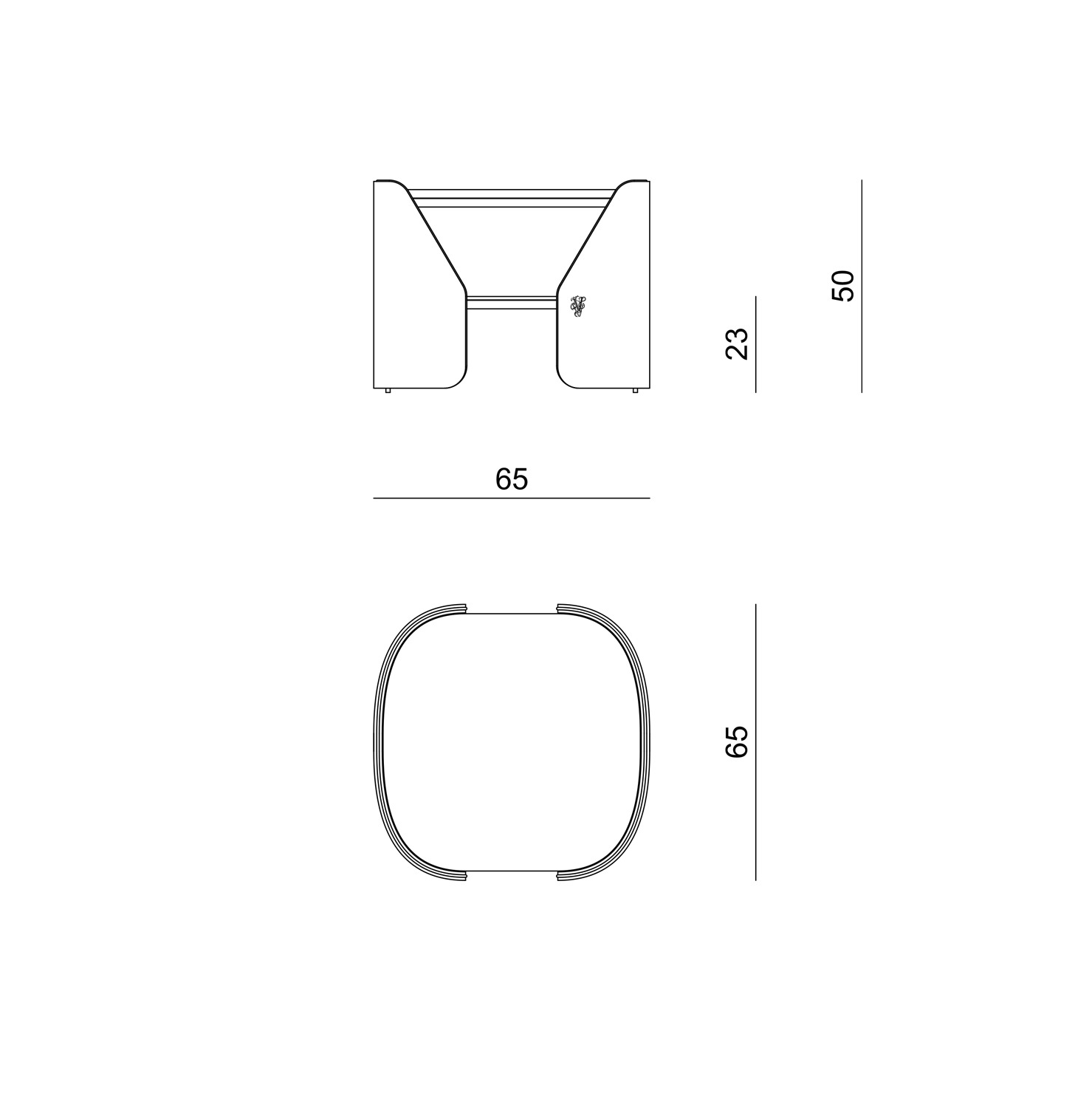 Fitzgerald low table