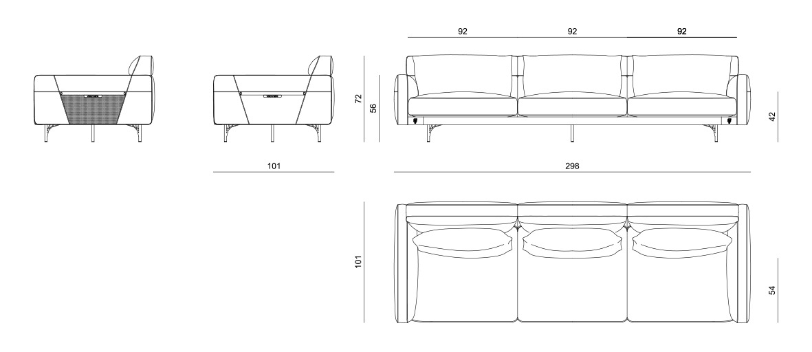 Memphis sofa