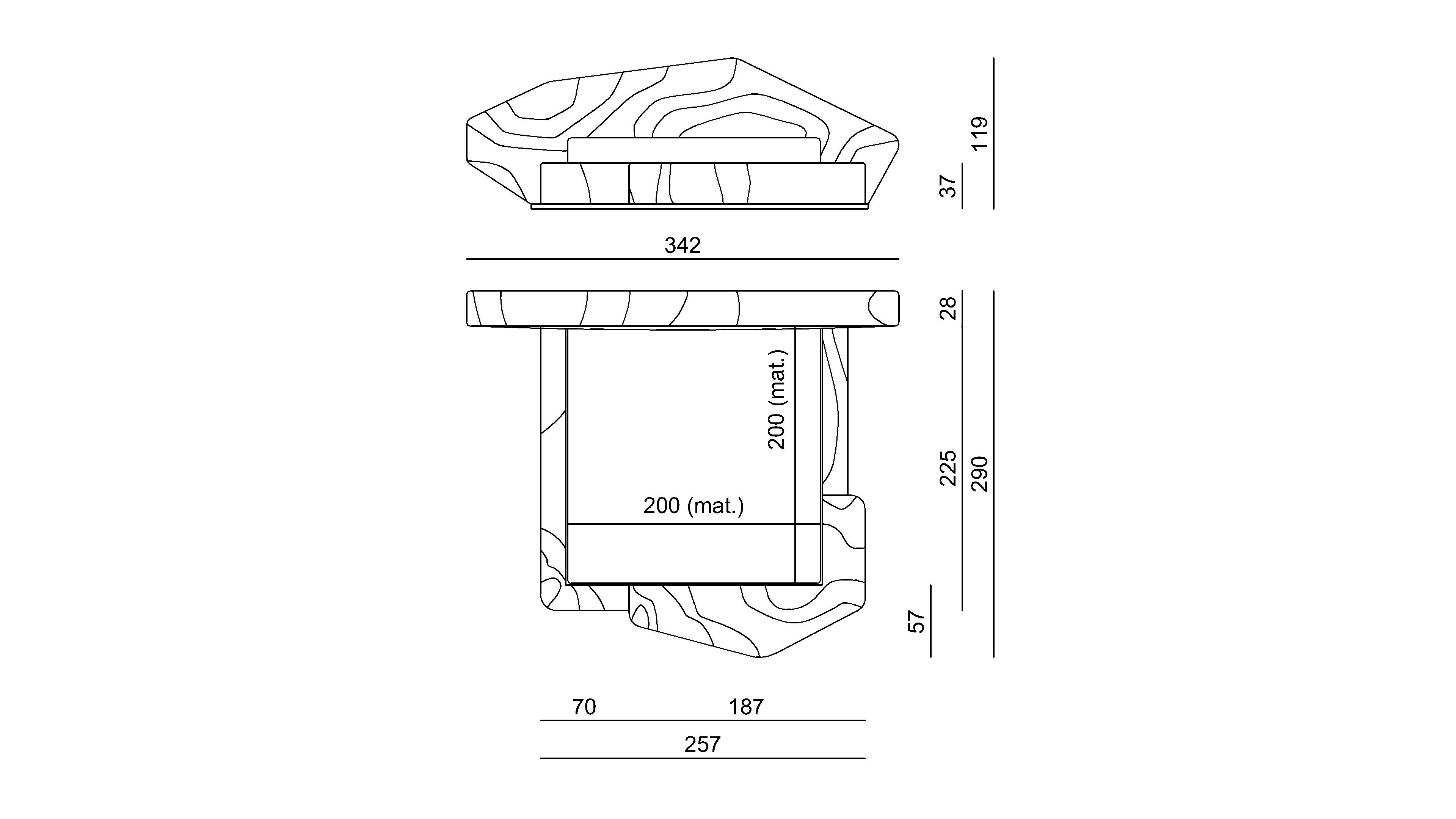 Neolito Bold bed