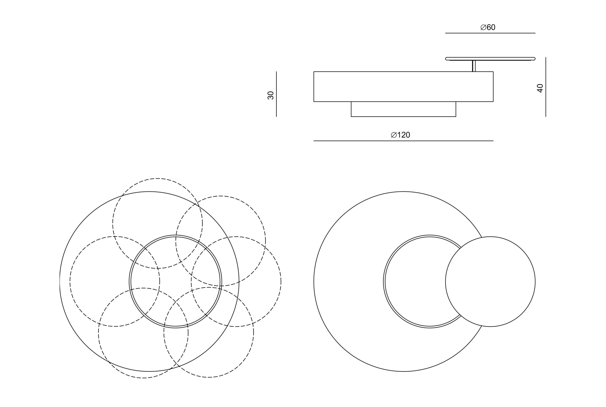 Orbital low table