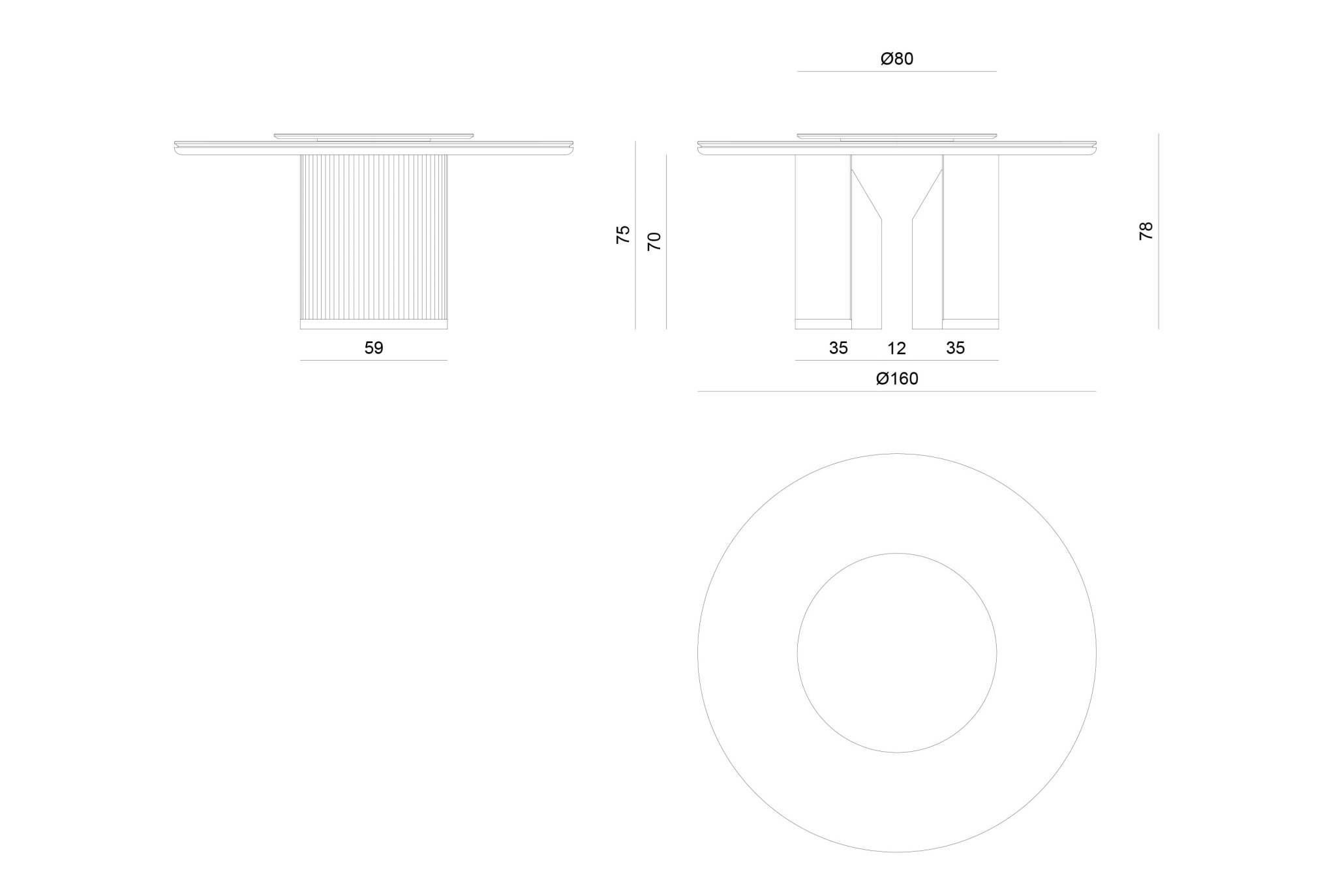 Palace dining table