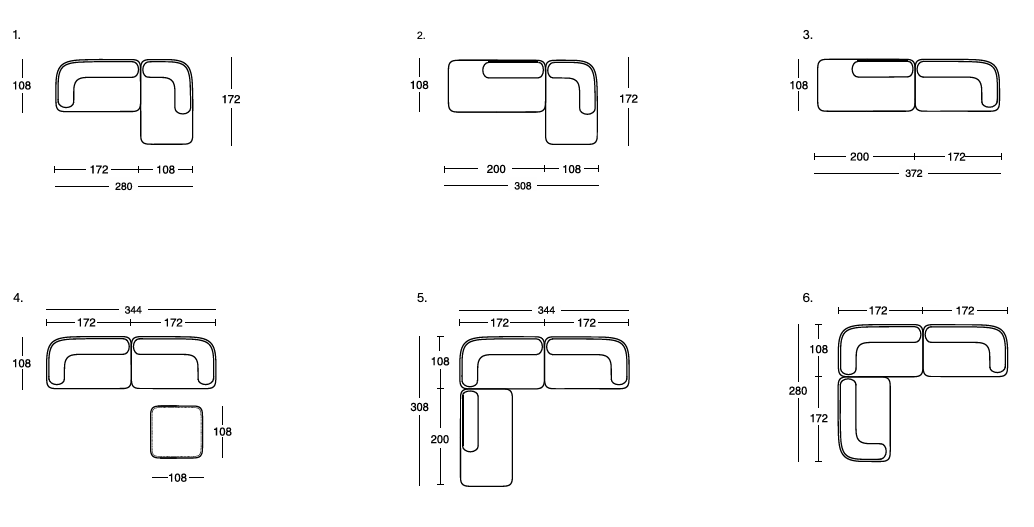 Bumper sofa