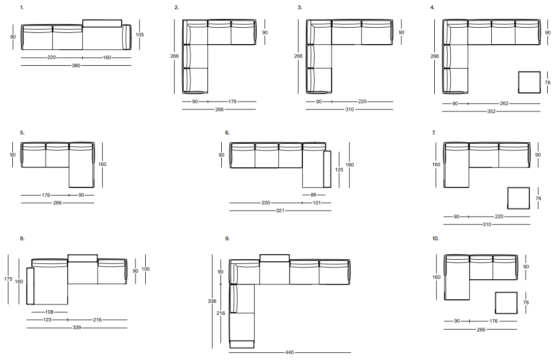 William modular sofa