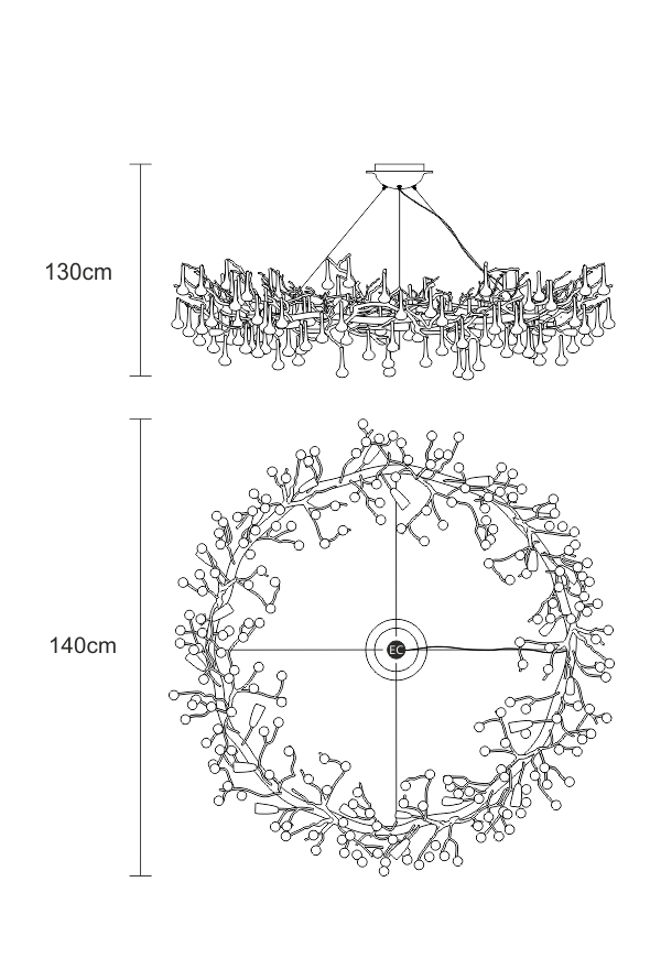 Suspension Bijout Ring Large