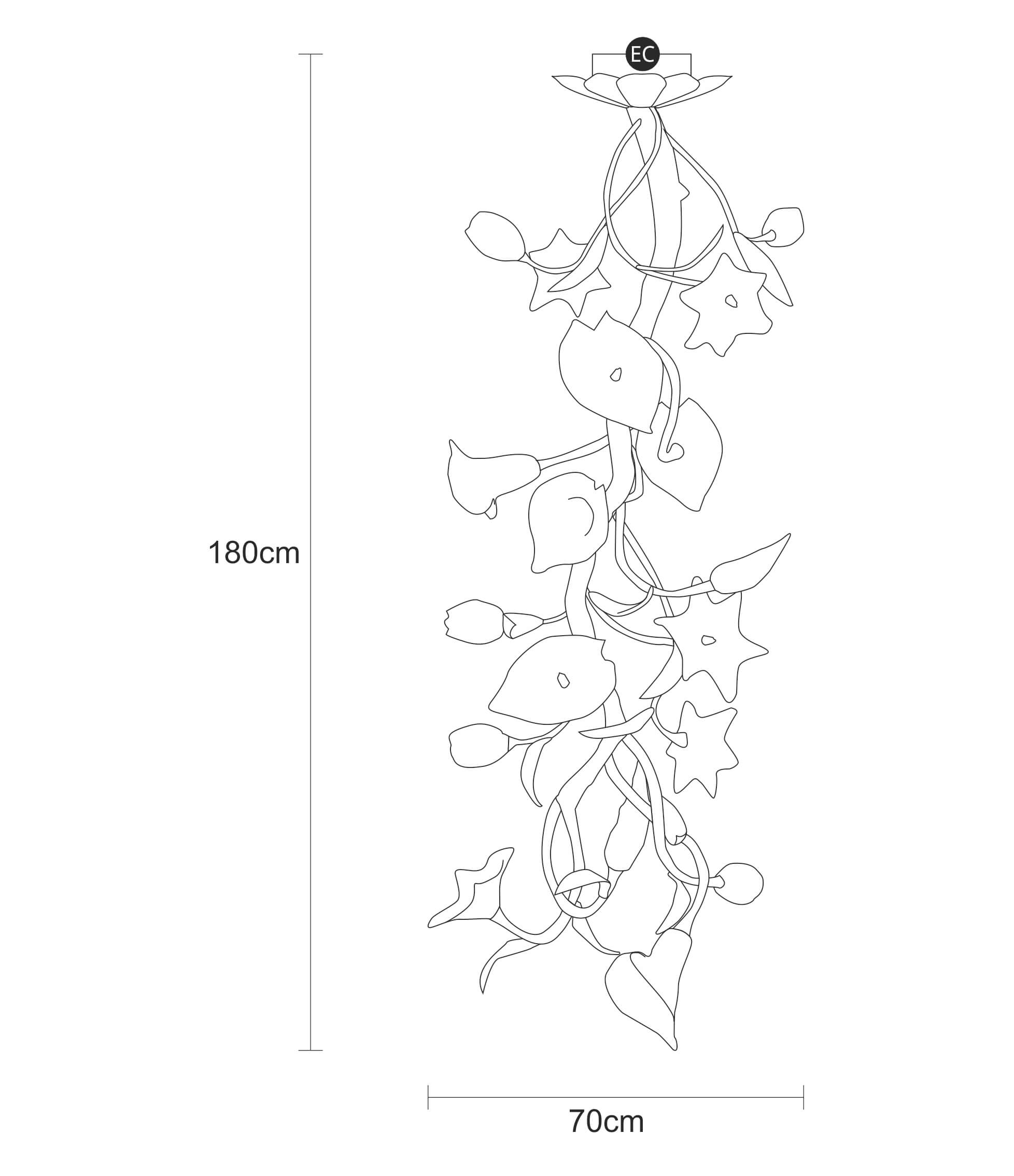 Suspension Bouquet Garland Small