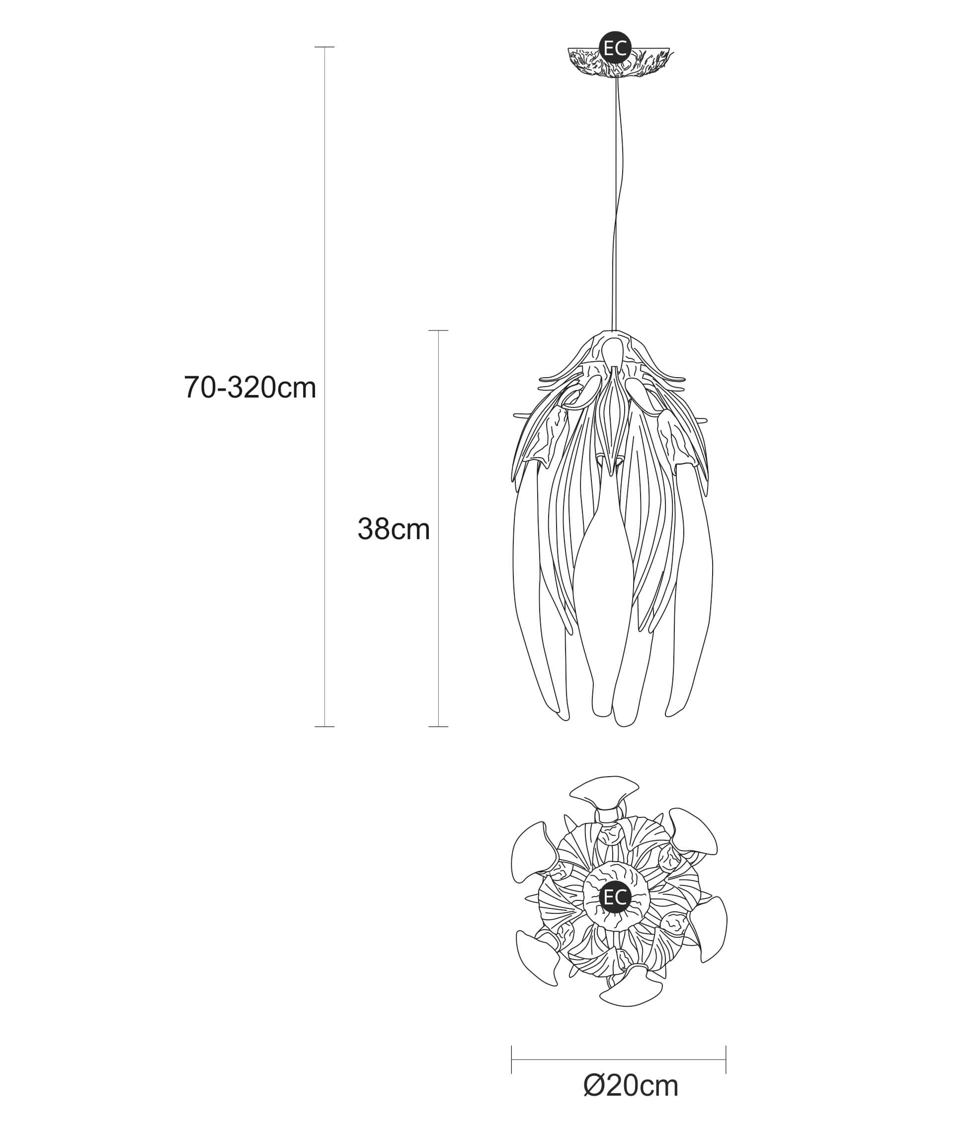 Suspension Dandelion Cynara Small
