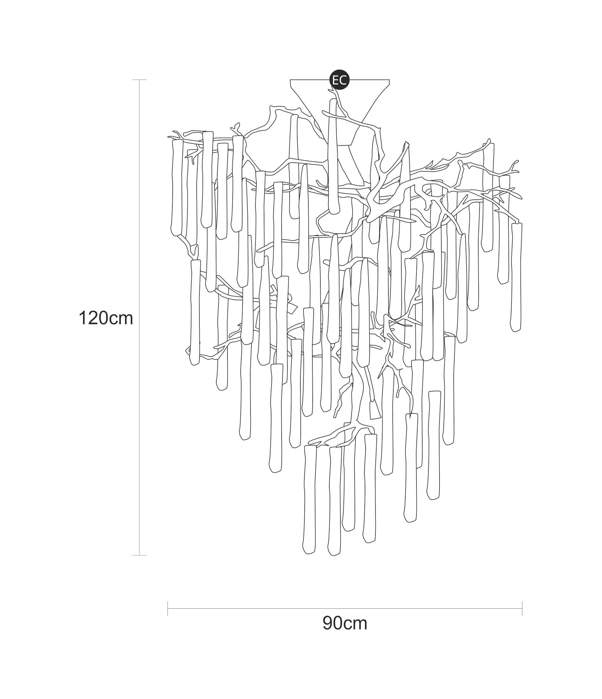 Suspension Glamour Ice Crystals Medium