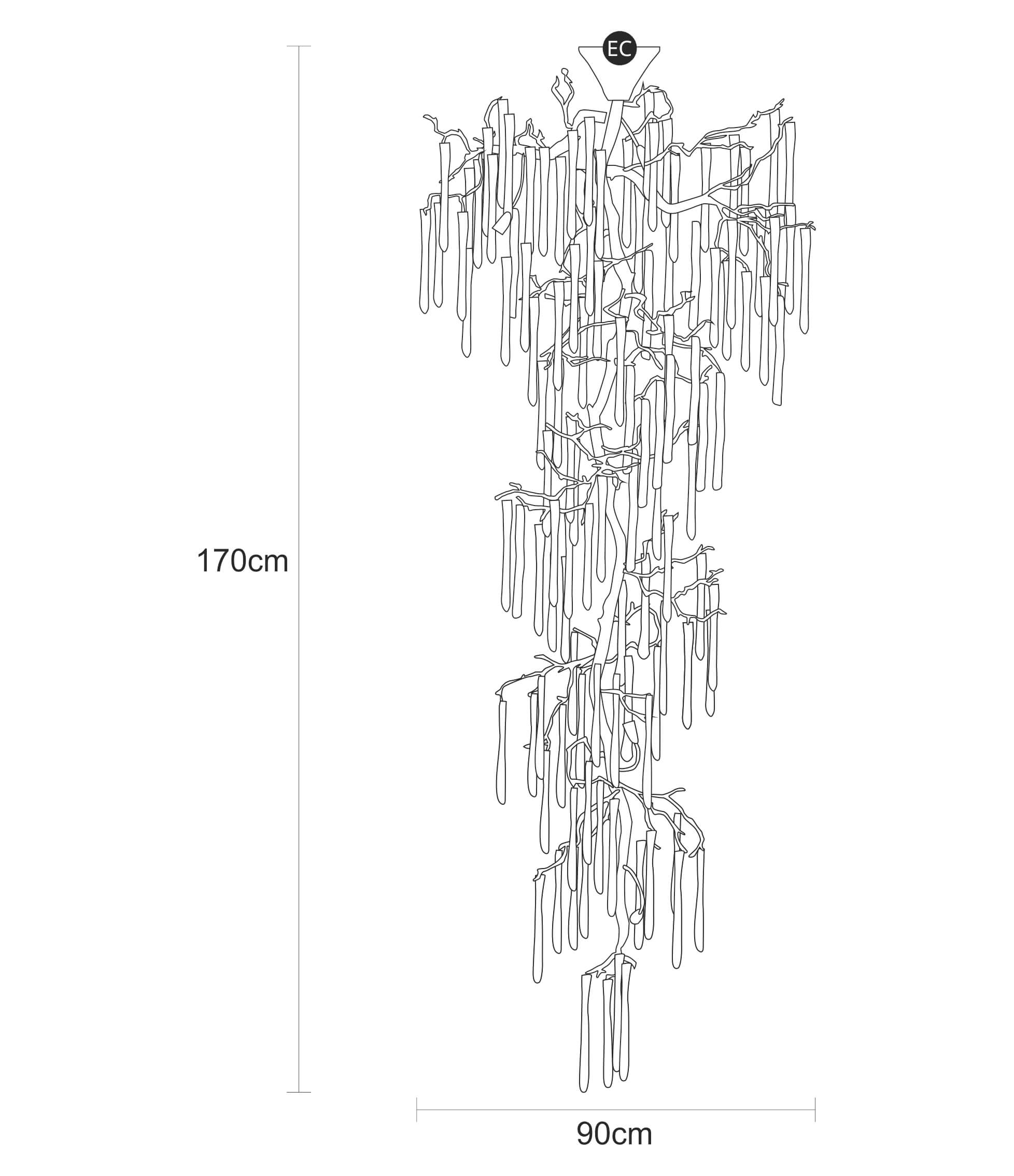 Suspension Glamour Stalactite Medium